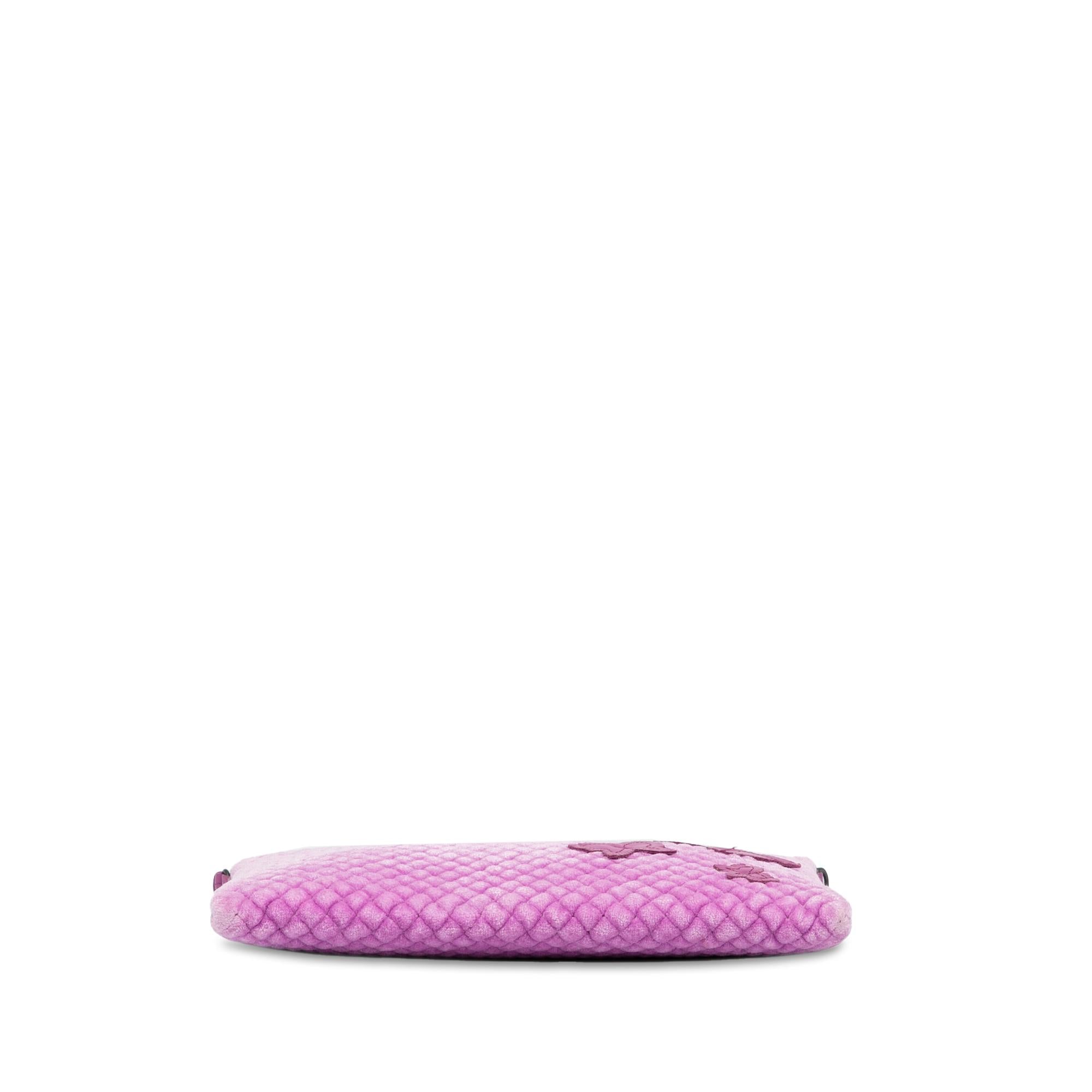 Bottega Veneta Intrecciato Butterfly Pochette Velvet Shoulder Bag (SHG-zQpmgw)