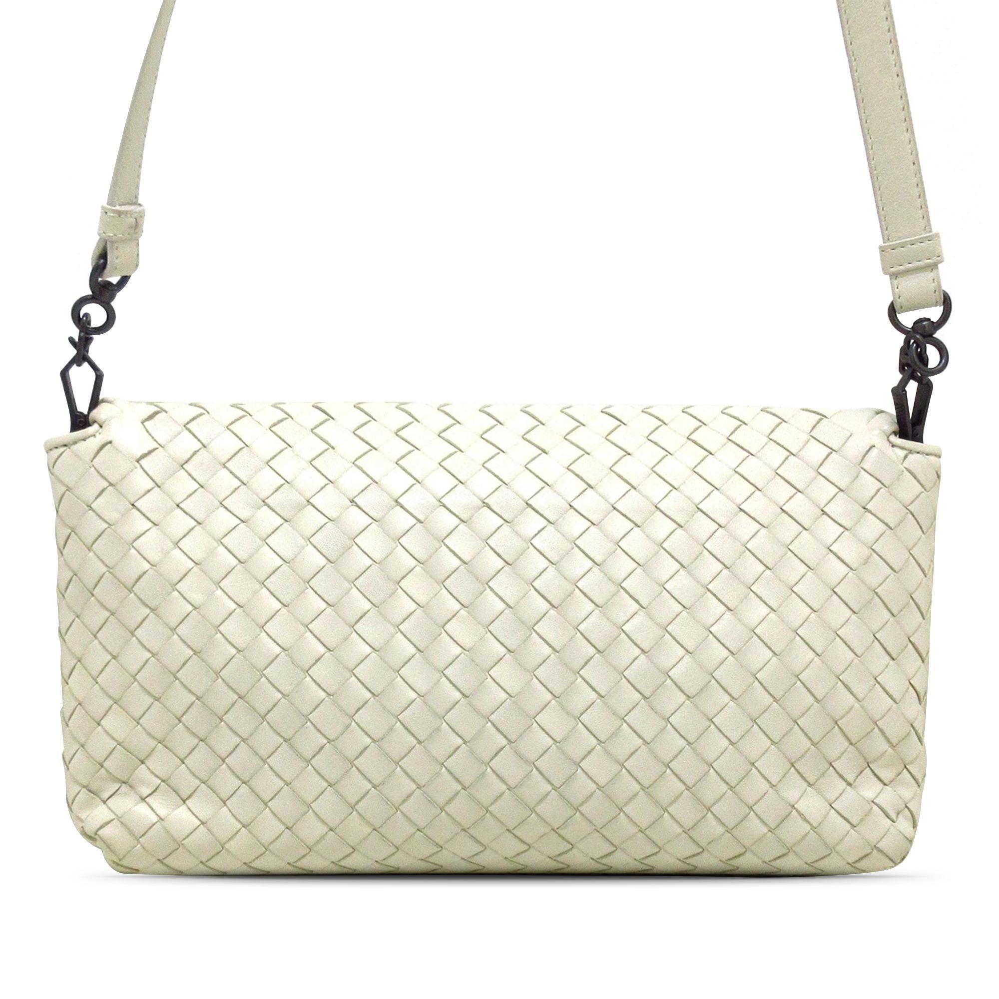 Bottega Veneta Intrecciato Flap Crossbody Bag