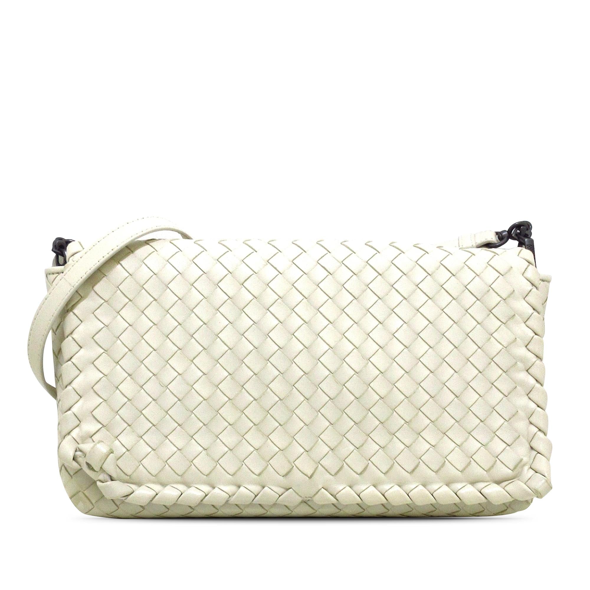 Bottega Veneta Intrecciato Flap Crossbody Bag
