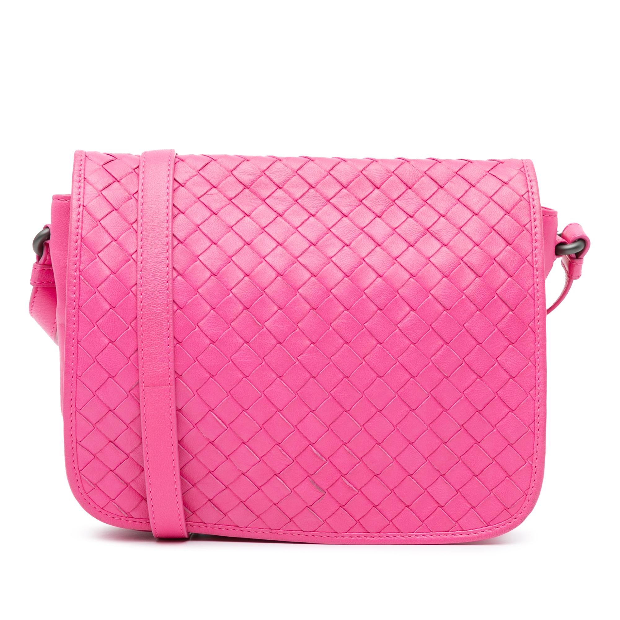 Bottega Veneta Intrecciato Flap Crossbody
