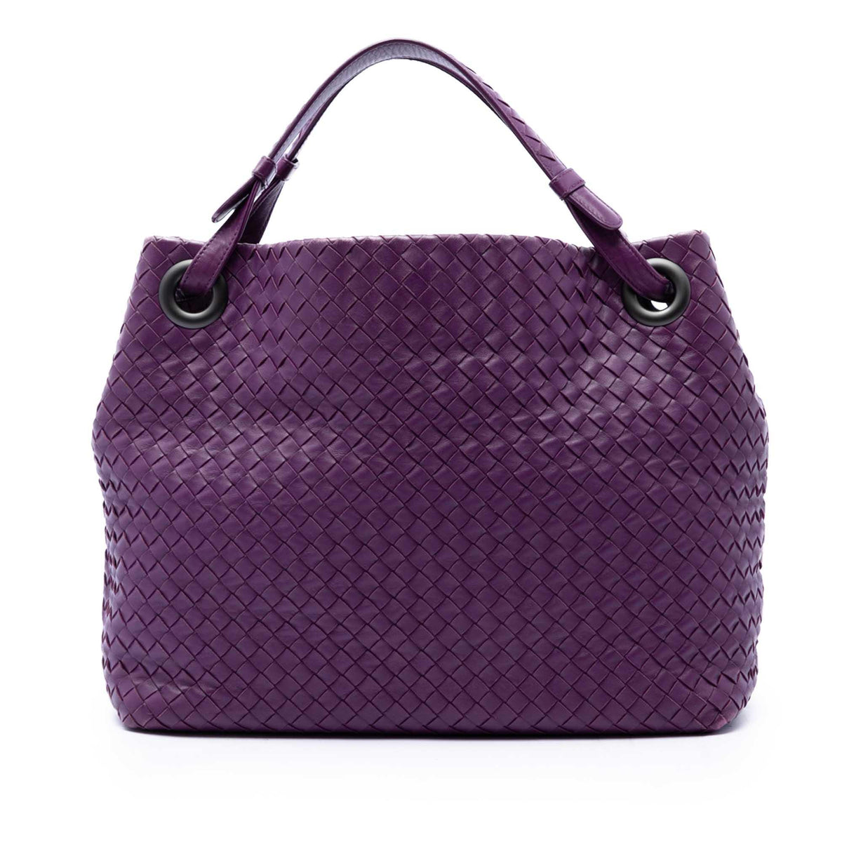 Bottega Veneta Intrecciato Garda Leather Tote Bag