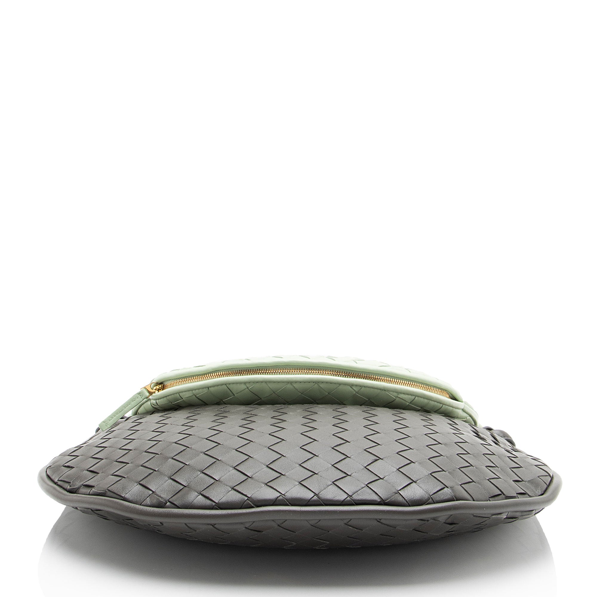 Bottega Veneta Intrecciato Leather Bicolor Gemelli Large Shoulder Bag