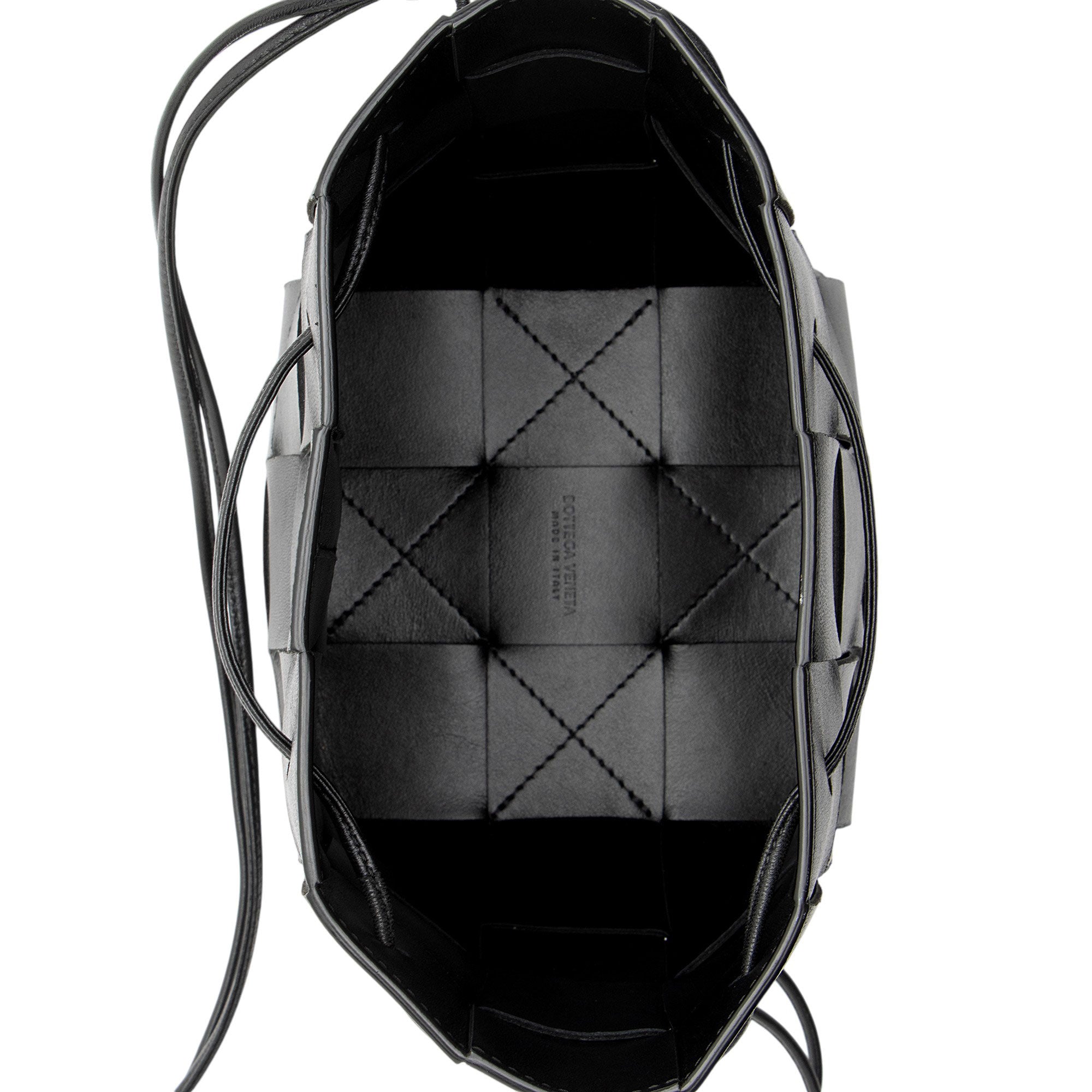 Bottega Veneta Intrecciato Leather Cassette Small Bucket Bag