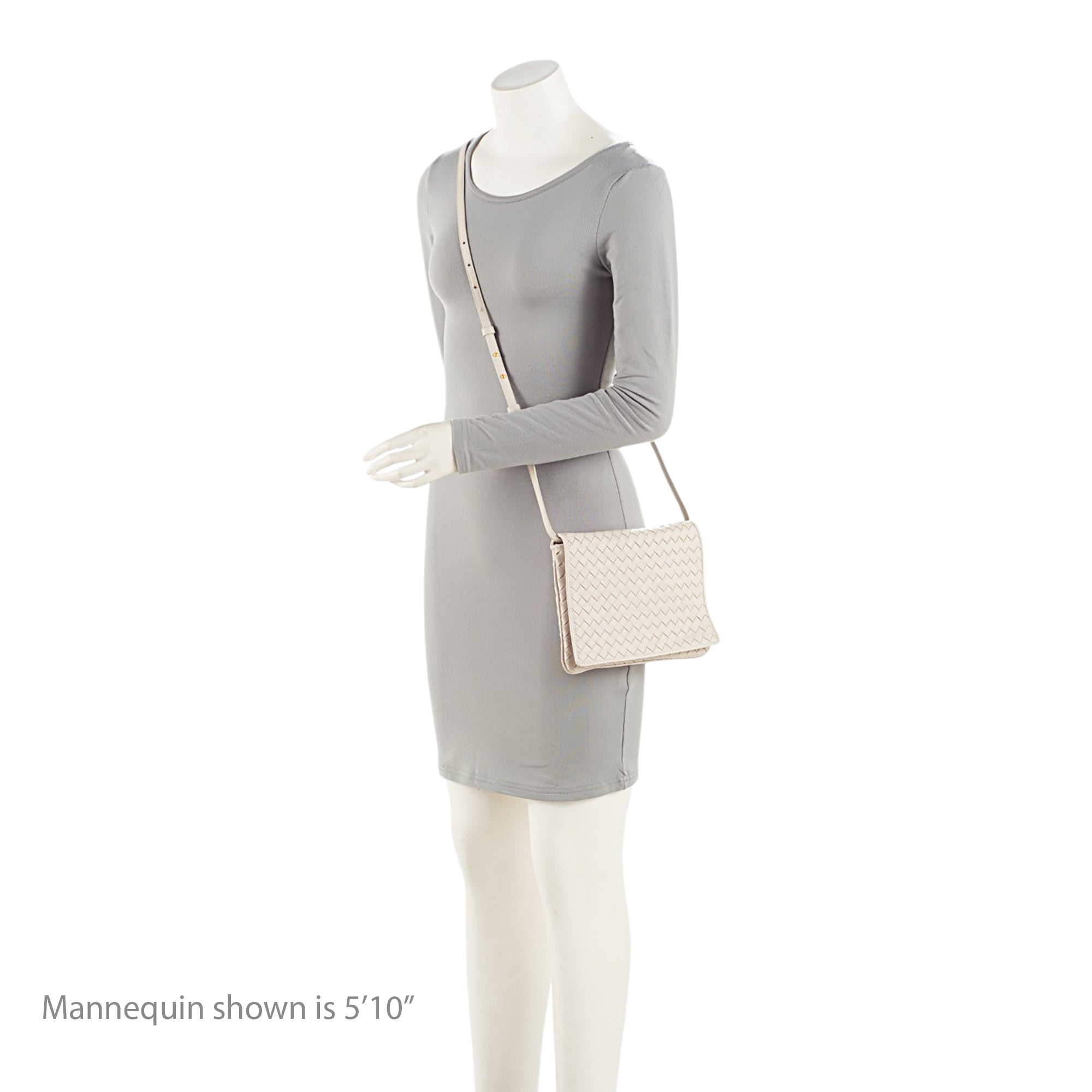 Bottega Veneta Intrecciato Nappa Flap Shoulder Bag