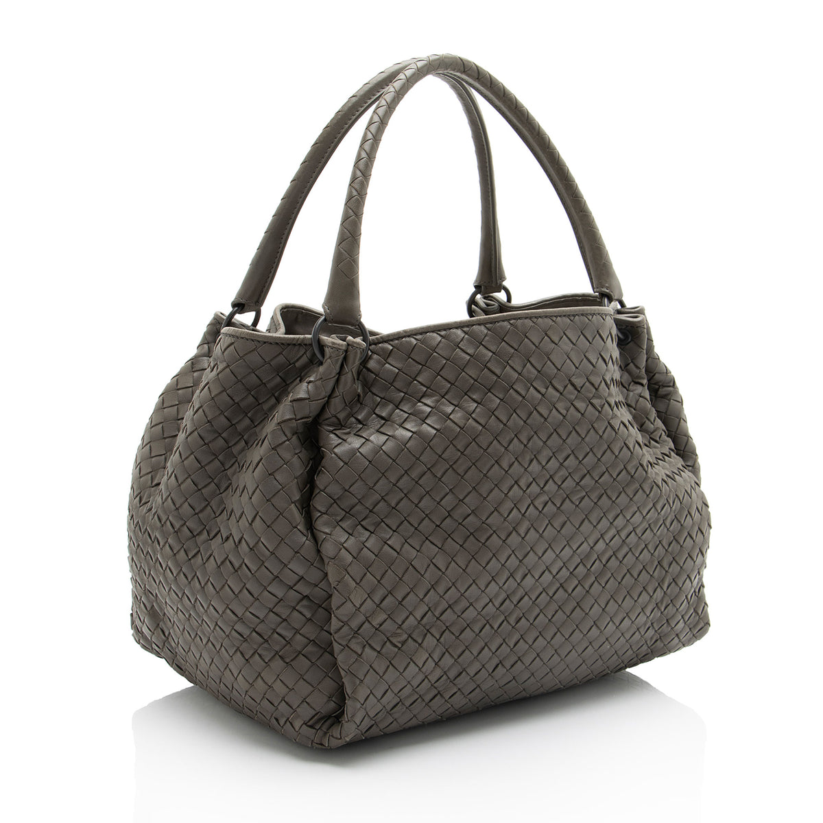 Bottega Veneta Intrecciato Nappa Parachute Shoulder Bag