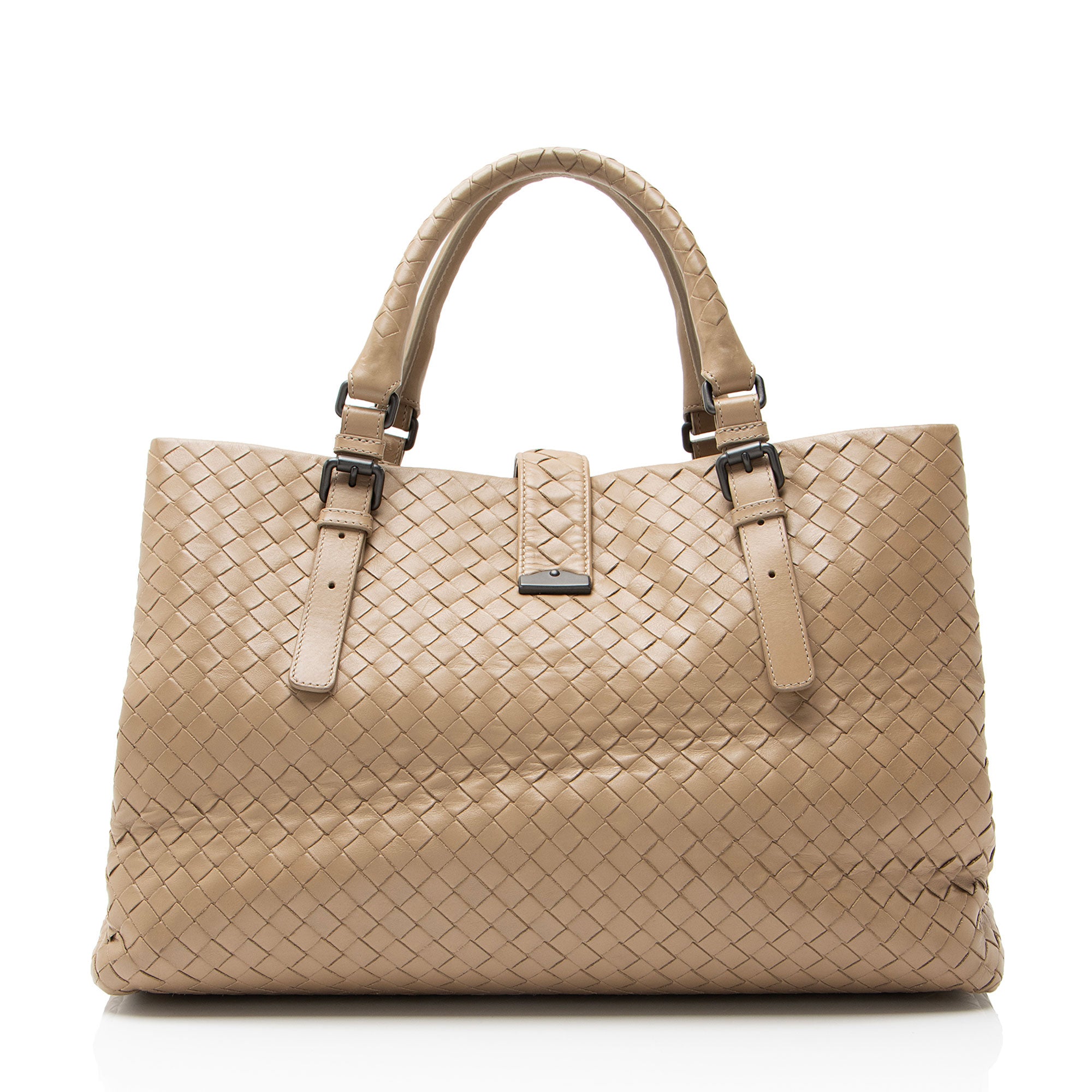 Bottega Veneta Intrecciato Nappa Roma Medium Satchel