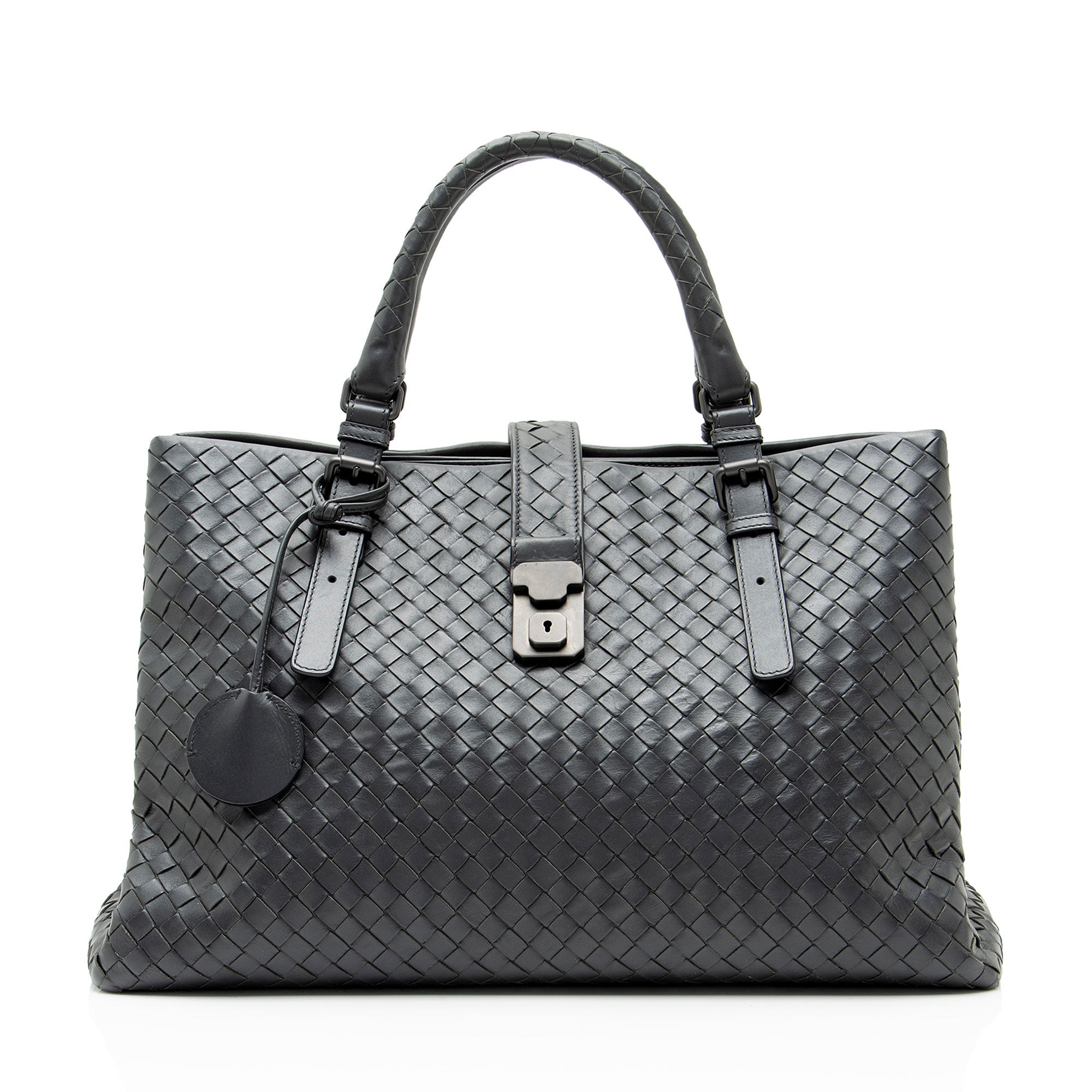 Bottega Veneta Intrecciato Nappa Roma Medium Satchel