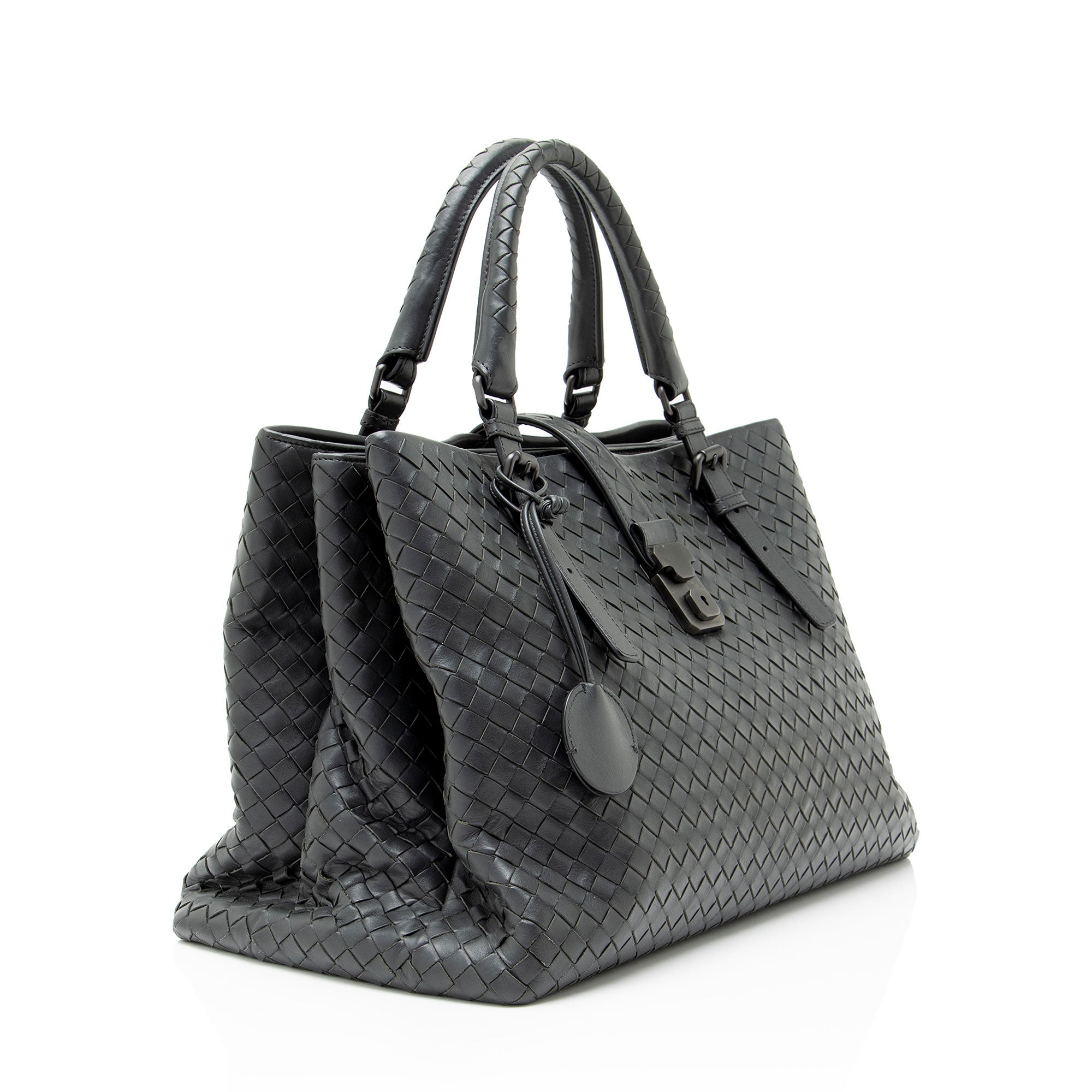 Bottega Veneta Intrecciato Nappa Roma Medium Satchel