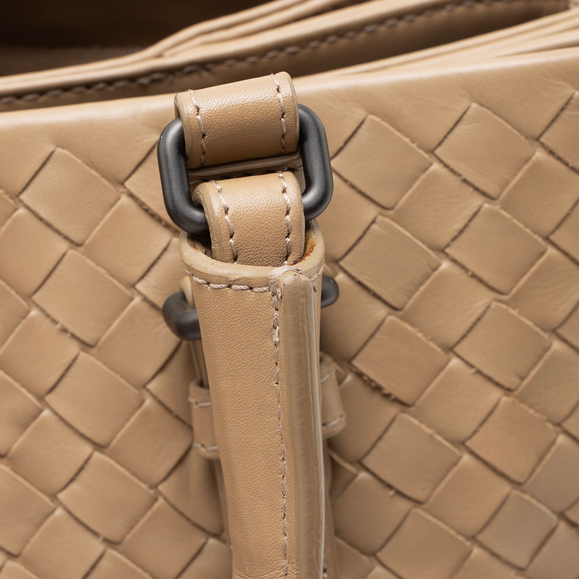 Bottega Veneta Intrecciato Nappa Roma Small Satchel