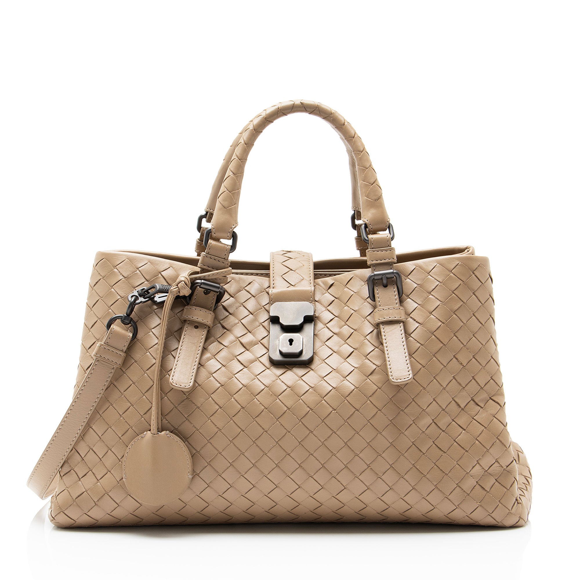 Bottega Veneta Intrecciato Nappa Roma Small Satchel