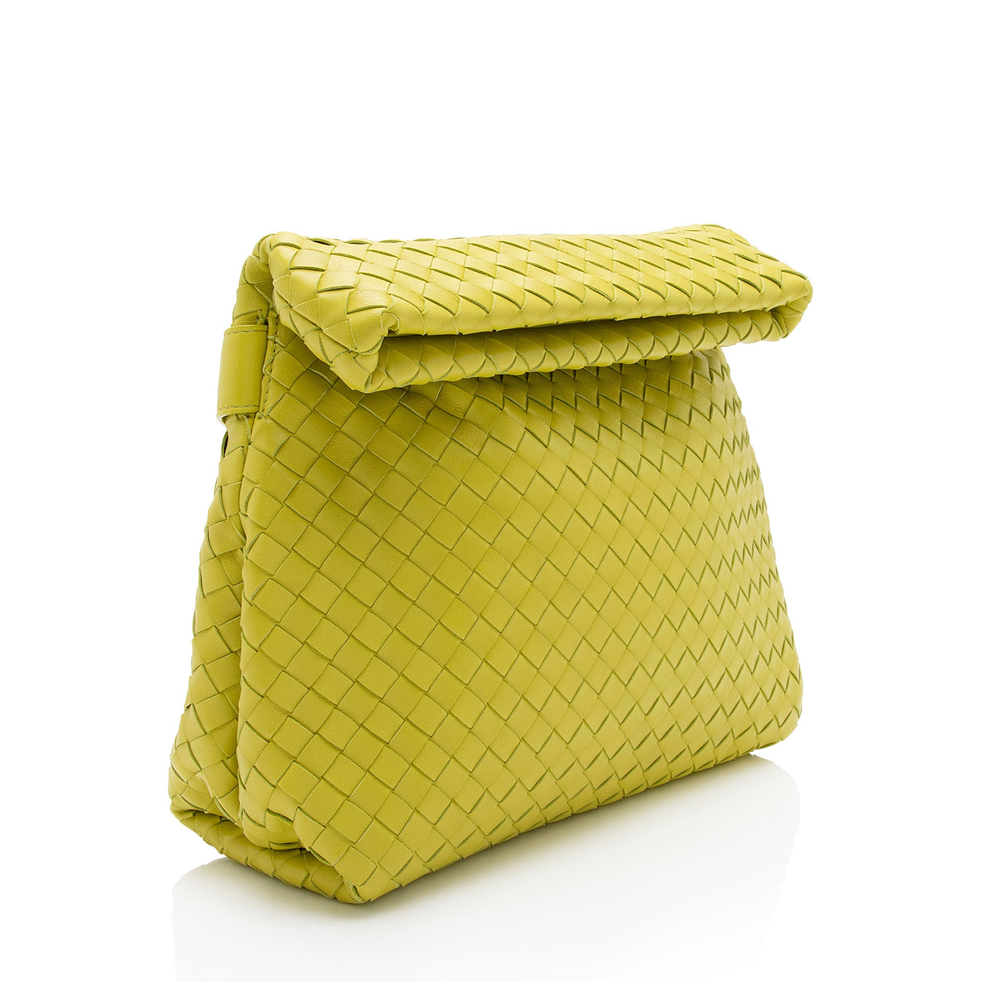 Bottega Veneta Intrecciato Nappa The Fold Crossbody