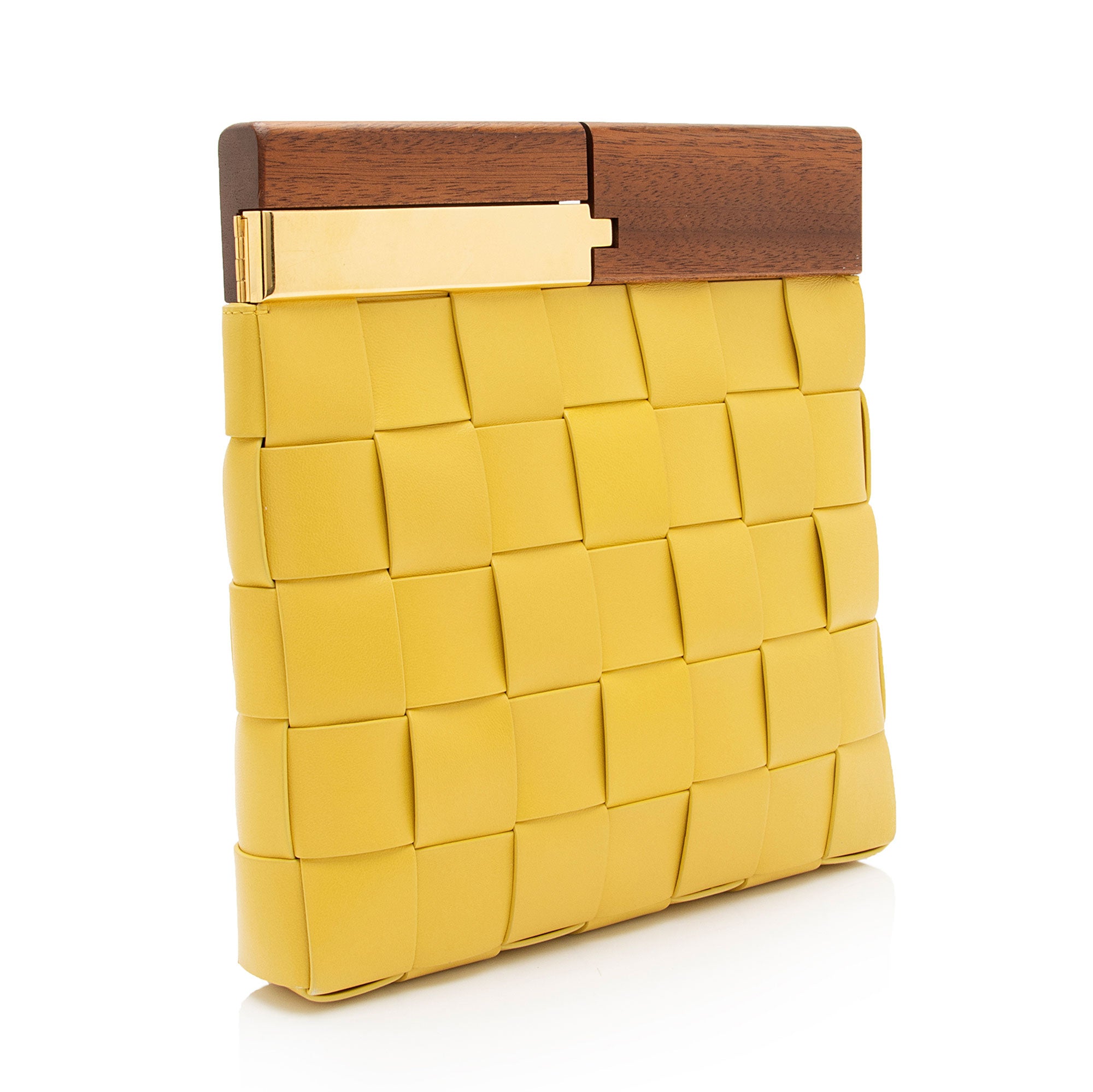 Bottega Veneta Intrecciato Nappa The Snap Clutch (SHF-tIcxsA)