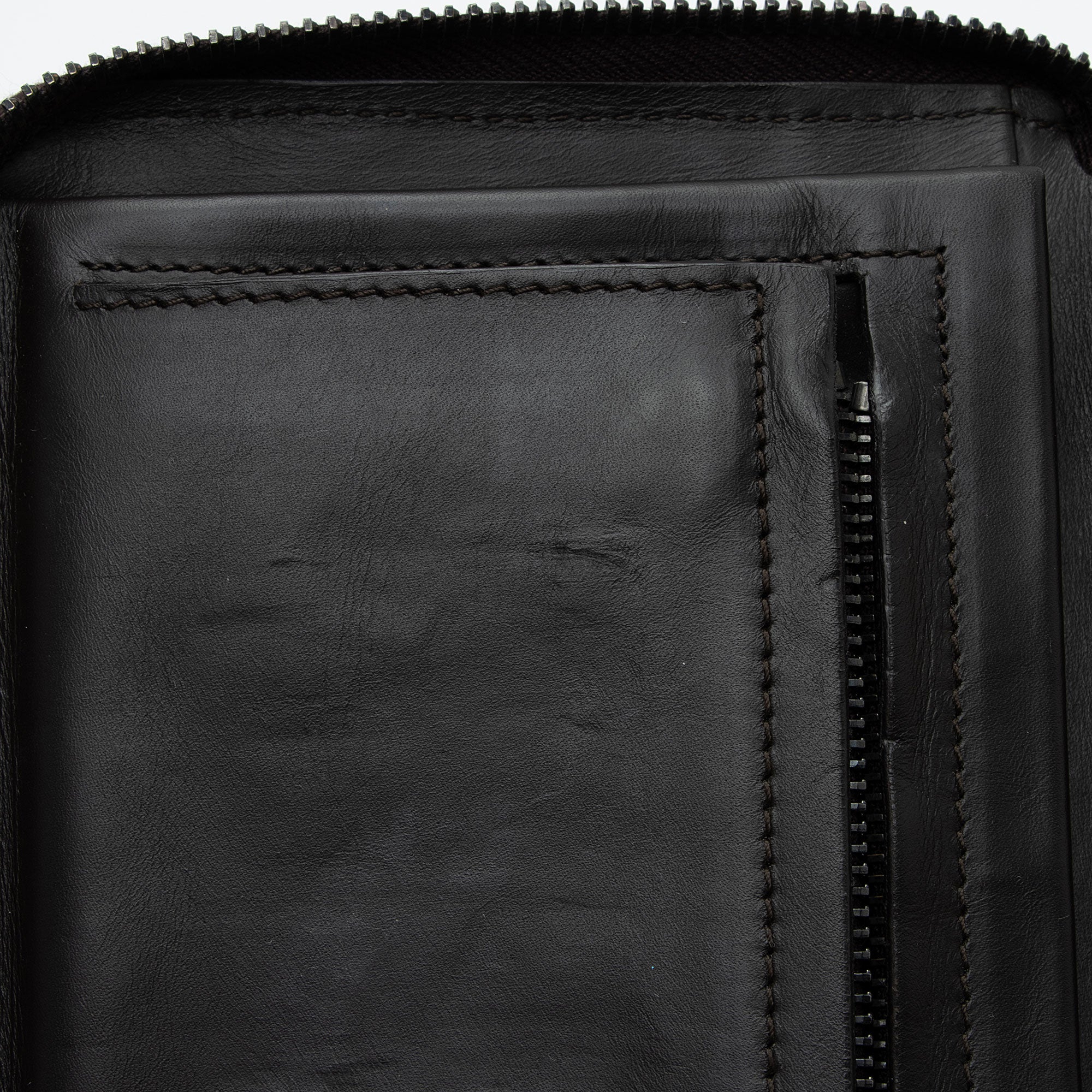 Bottega Veneta Intrecciato Nappa Zip Around Organizer Wallet (SHF-vd4Mgo)