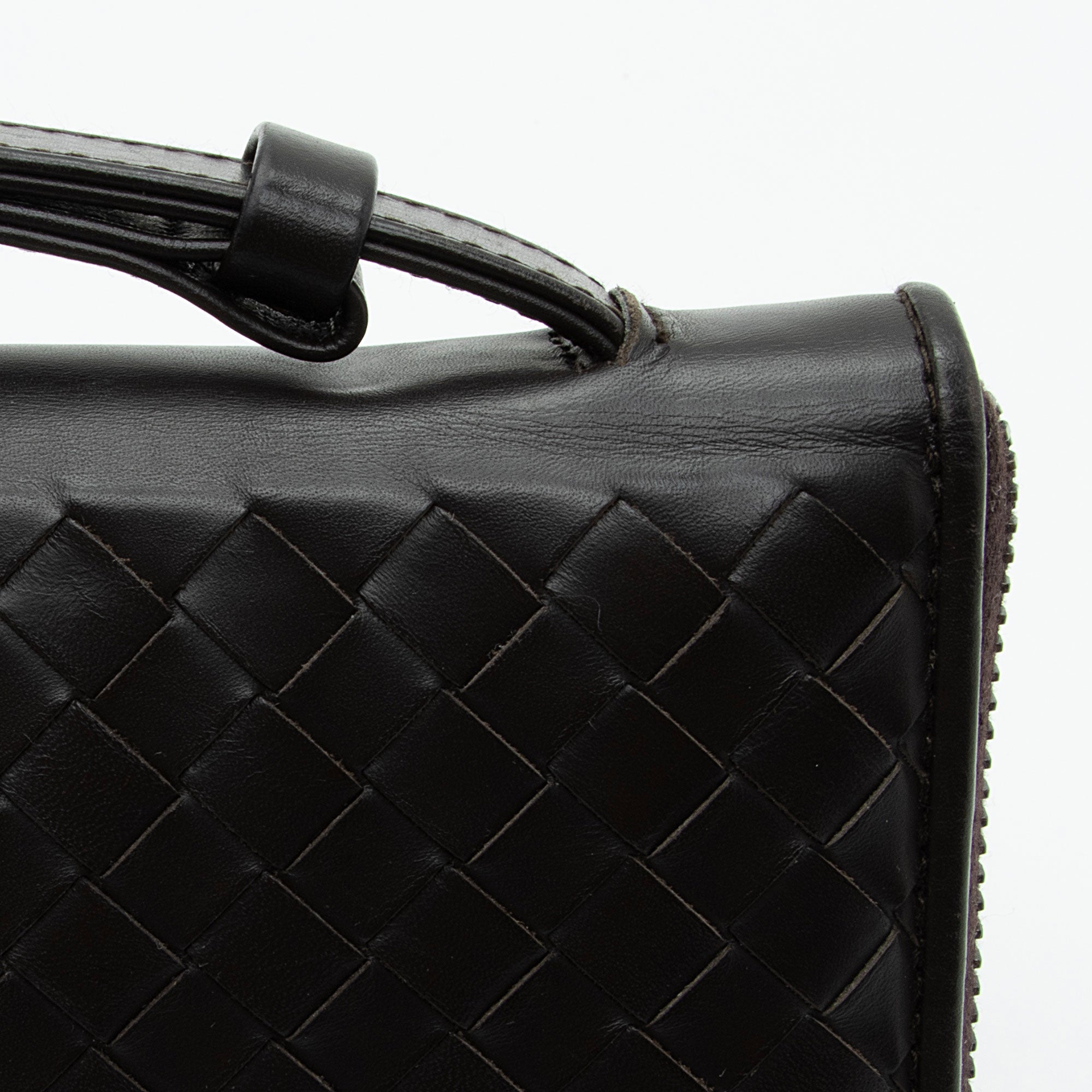 Bottega Veneta Intrecciato Nappa Zip Around Organizer Wallet (SHF-vd4Mgo)