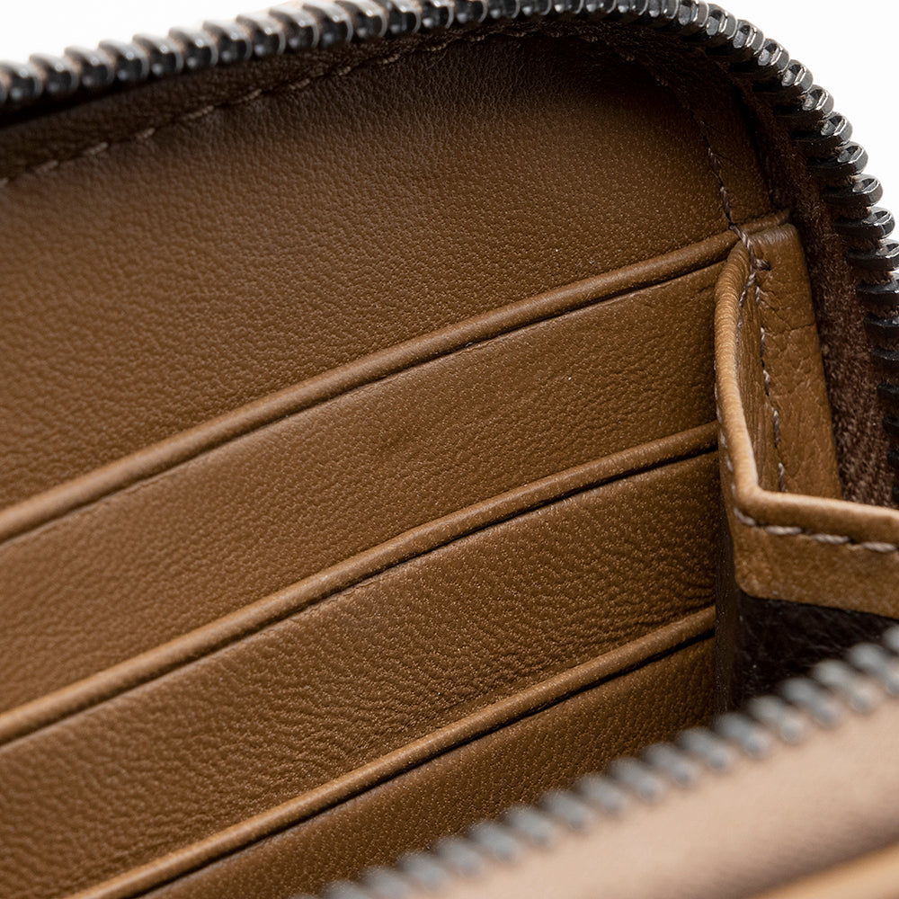 Bottega Veneta Intrecciato Nappa Zip Around Wallet (SHF-22153)