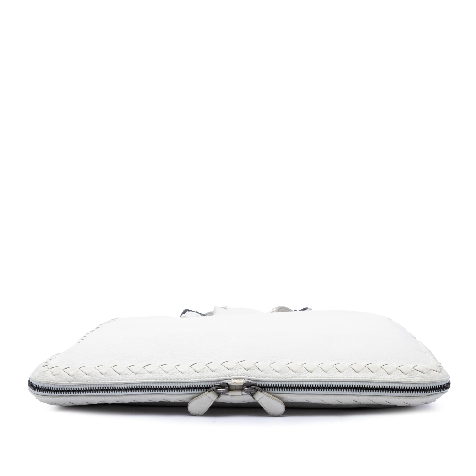 Bottega Veneta Intrecciato Trimmed Cervo Zip Around Expandable Tote