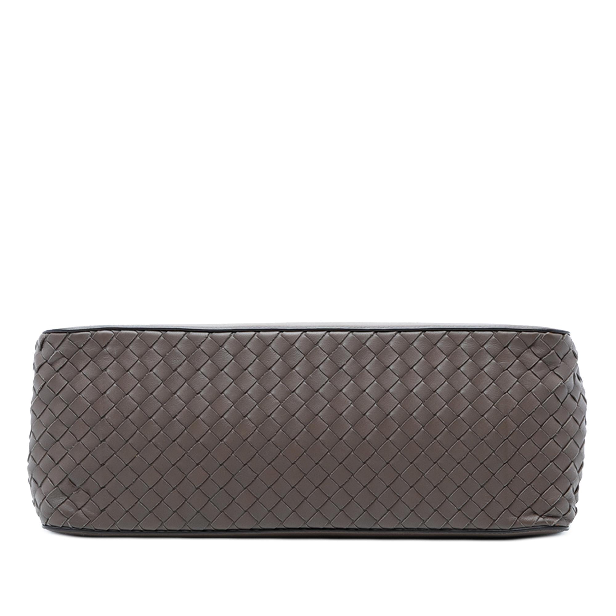 Bottega Veneta Intrecciato Trimmed Leather Ellittica Tote