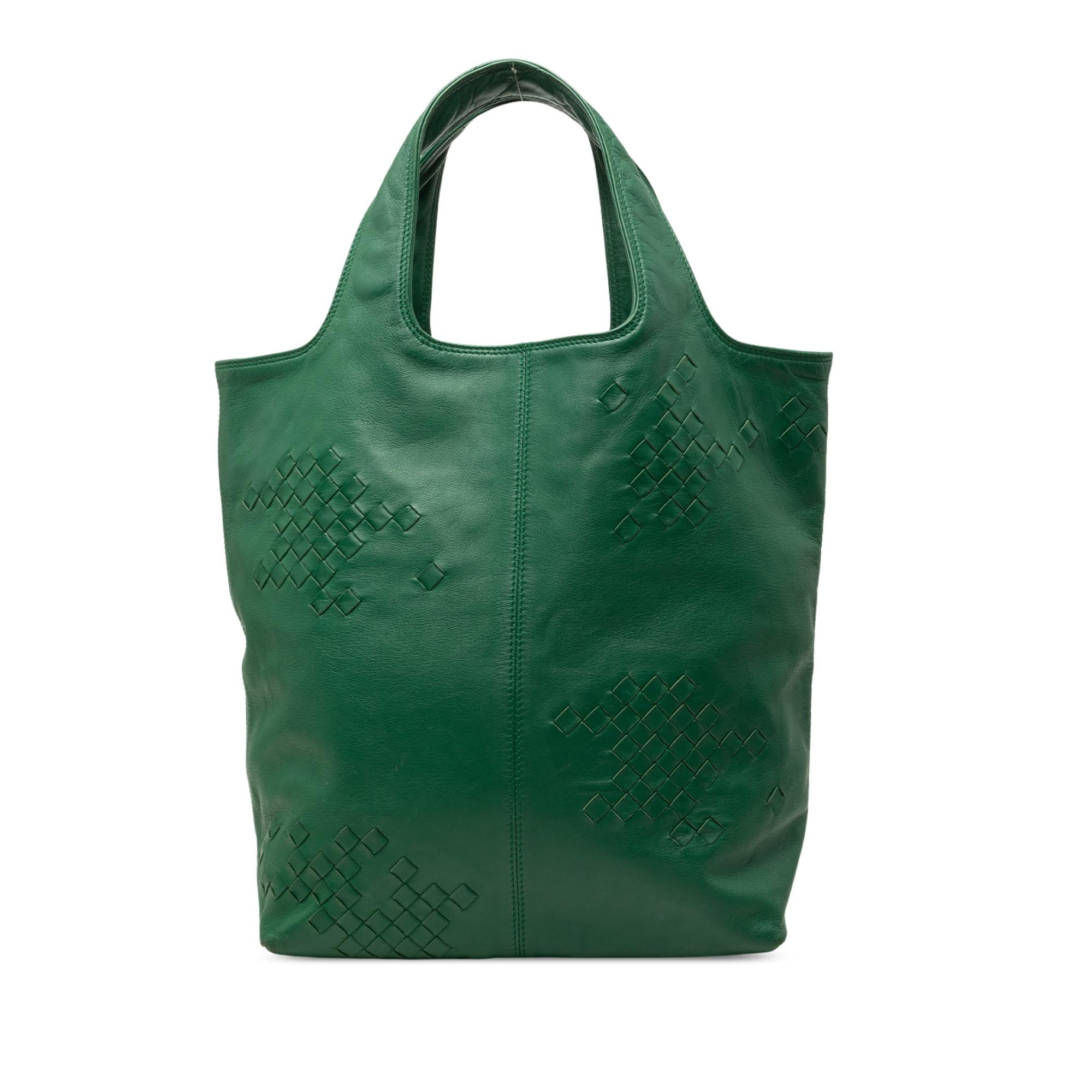 Bottega Veneta Intrecciato Trimmed Leather Regent Tote