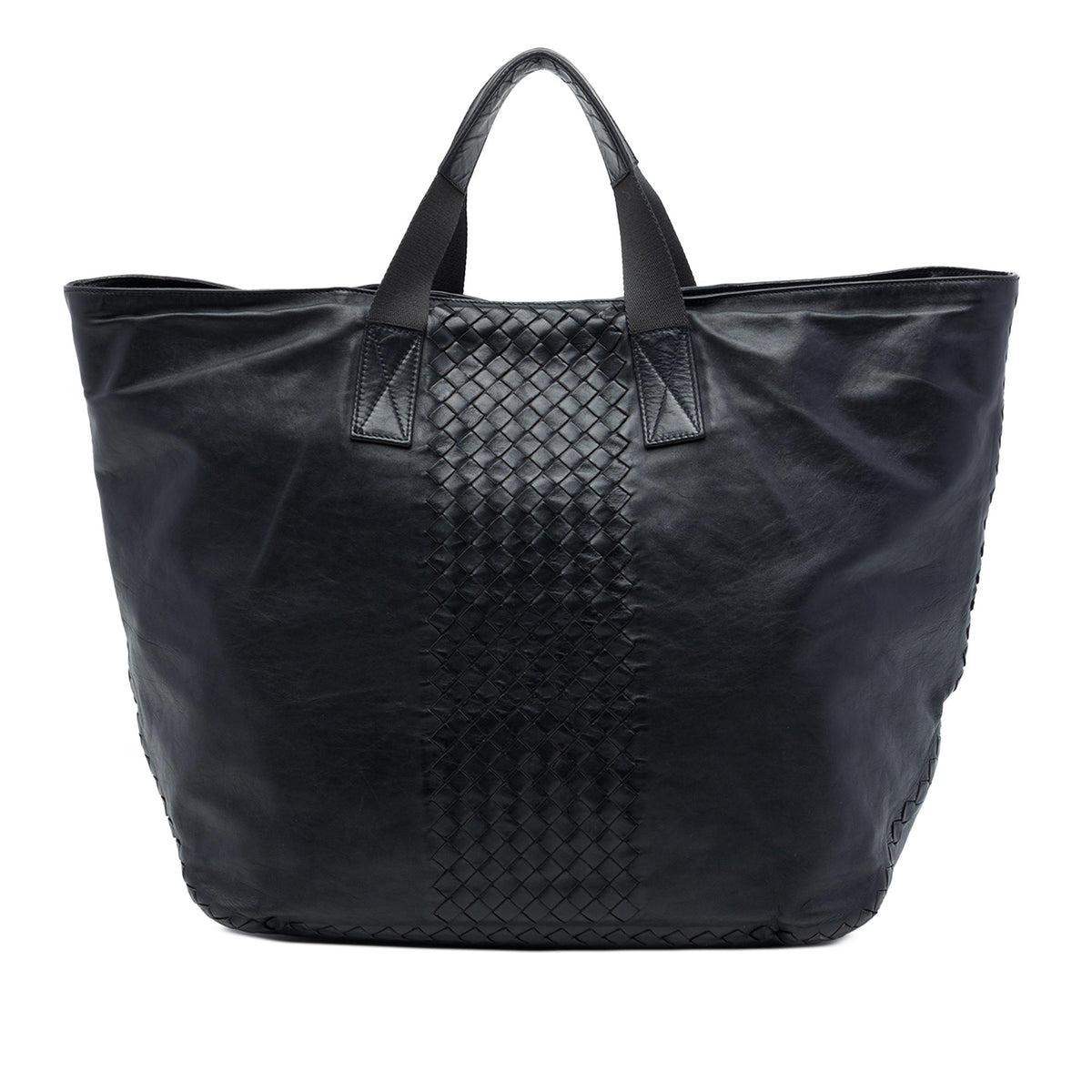 Bottega Veneta Intrecciato Trimmed Nappa Soft Tote