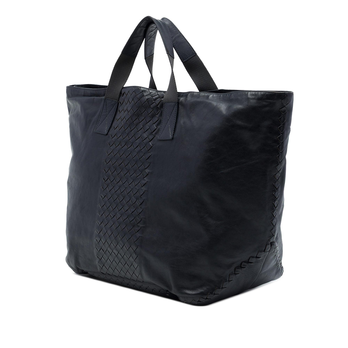 Bottega Veneta Intrecciato Trimmed Nappa Soft Tote
