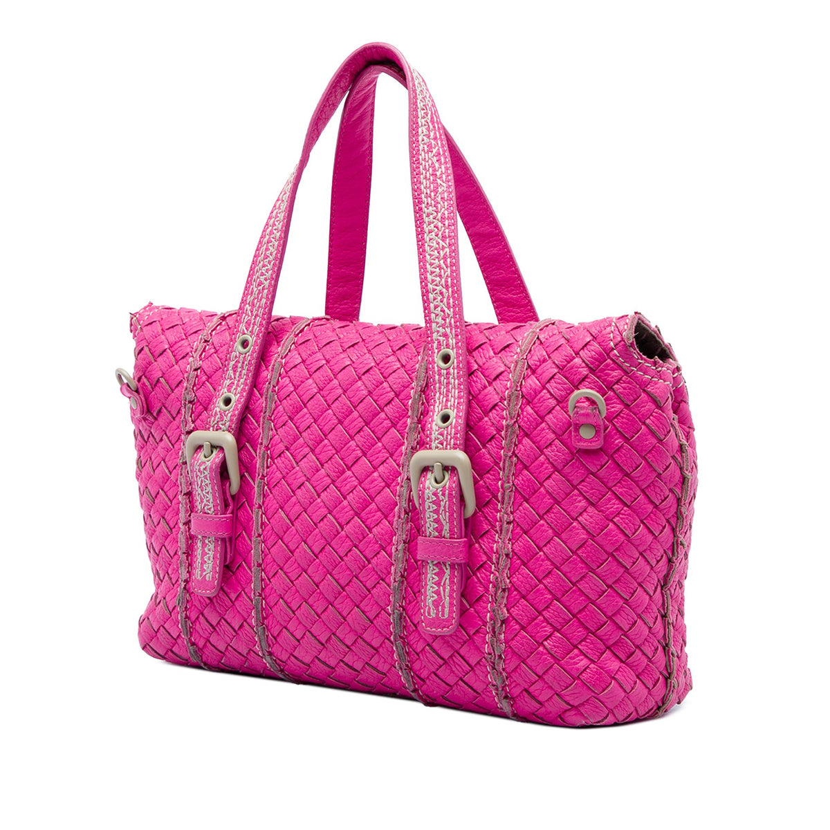 Bottega Veneta Intrecciato Vivo Cervo Satchel