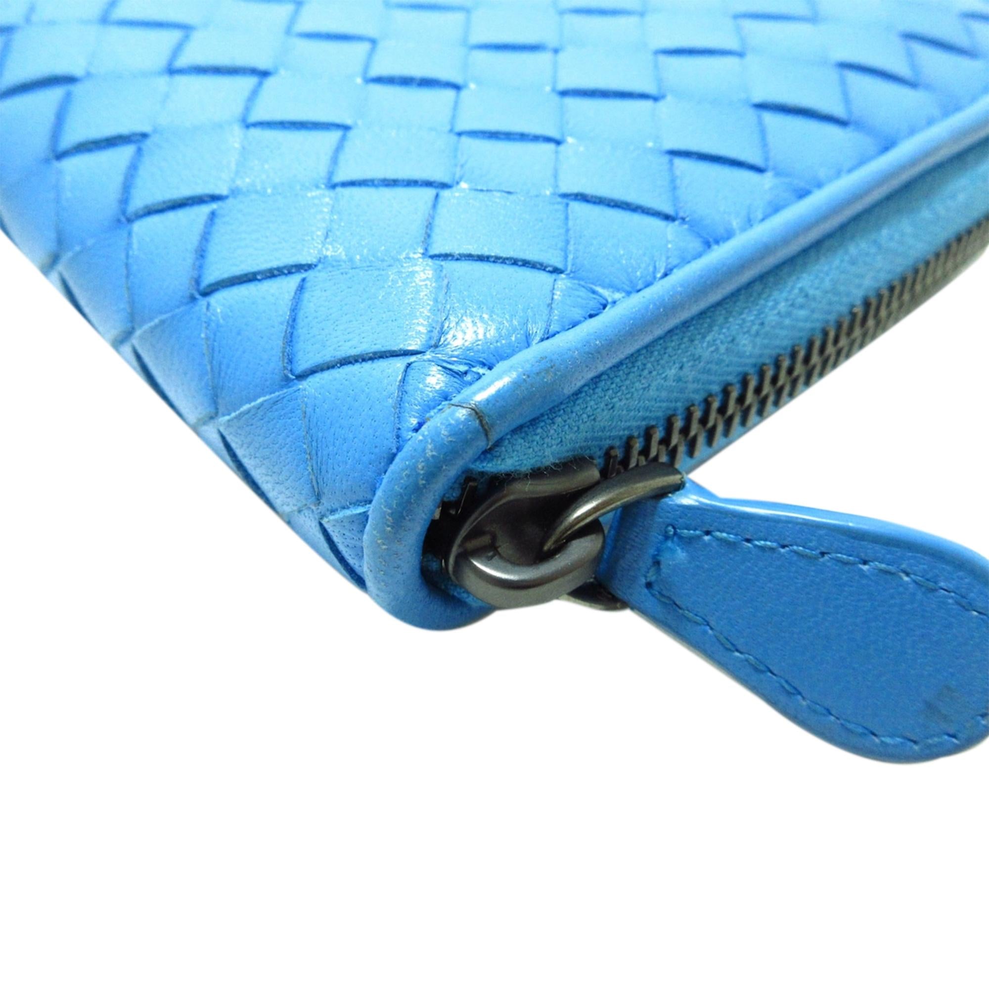 Bottega Veneta Intrecciato Zip Around Long Wallet (SHG-f1RrbQ)