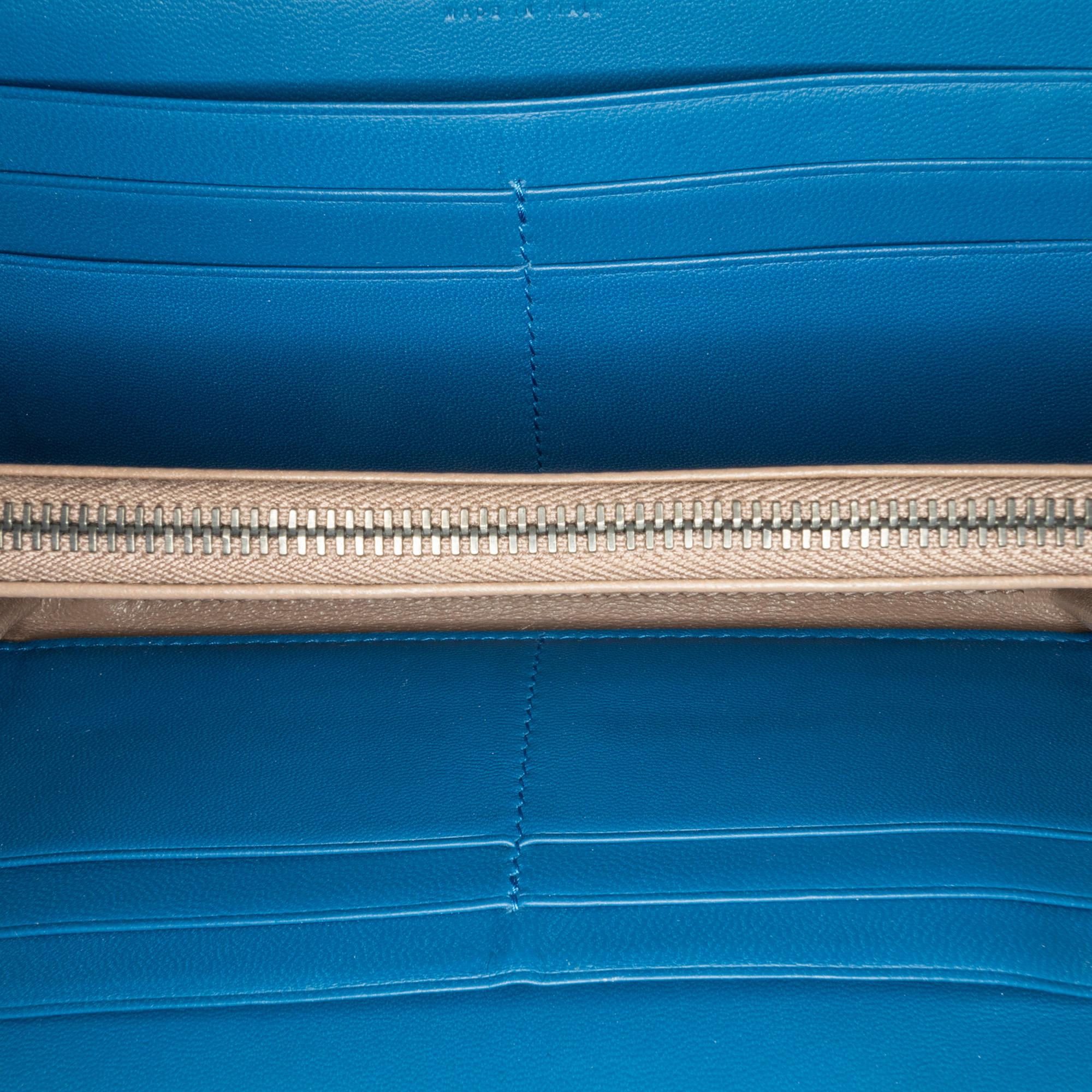 Bottega Veneta Intrecciato Zip Around Long Wallet (SHG-I6apuE)