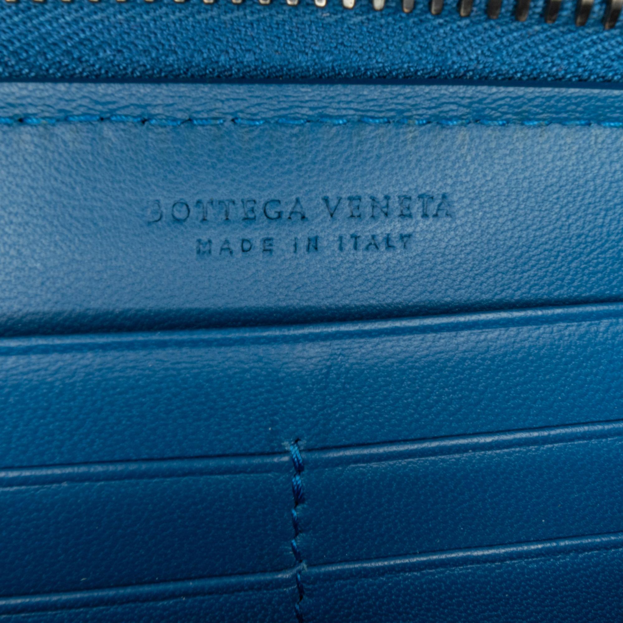 Bottega Veneta Intrecciato Zip Around Long Wallet (SHG-I6apuE)