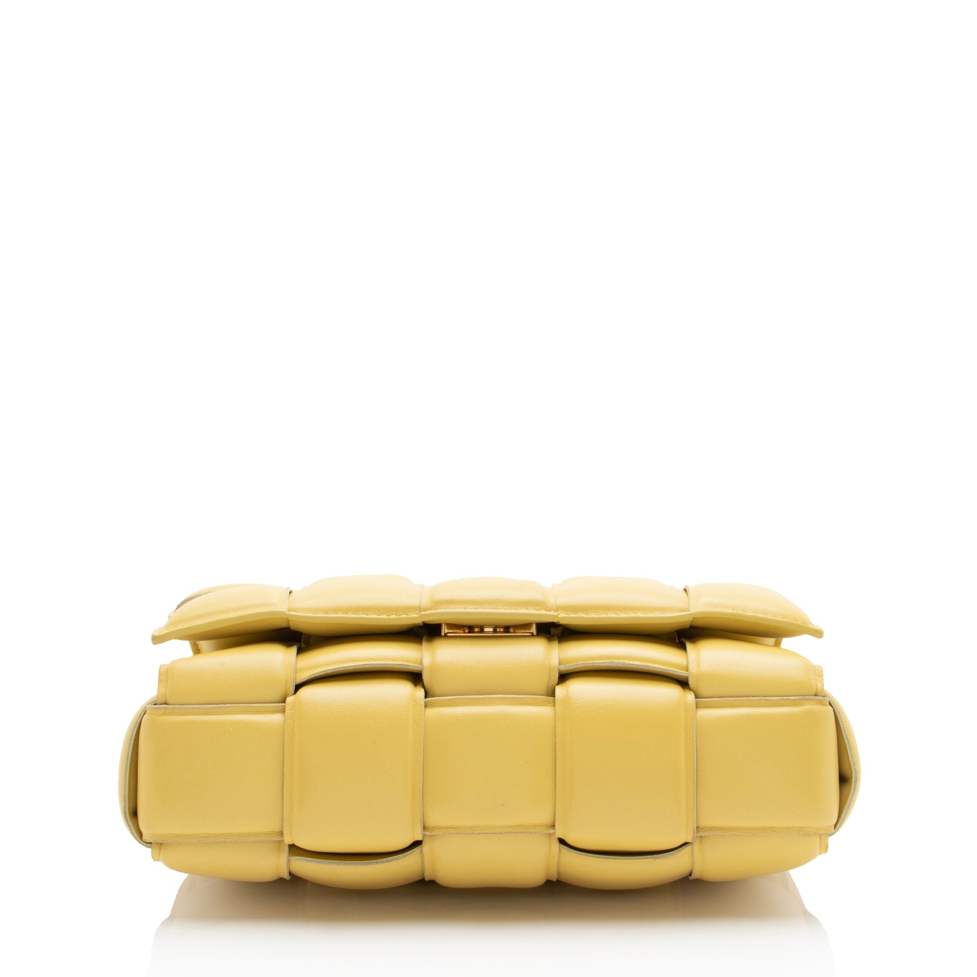 Bottega Veneta Lambskin Cassette Chain Maxi Shoulder Bag