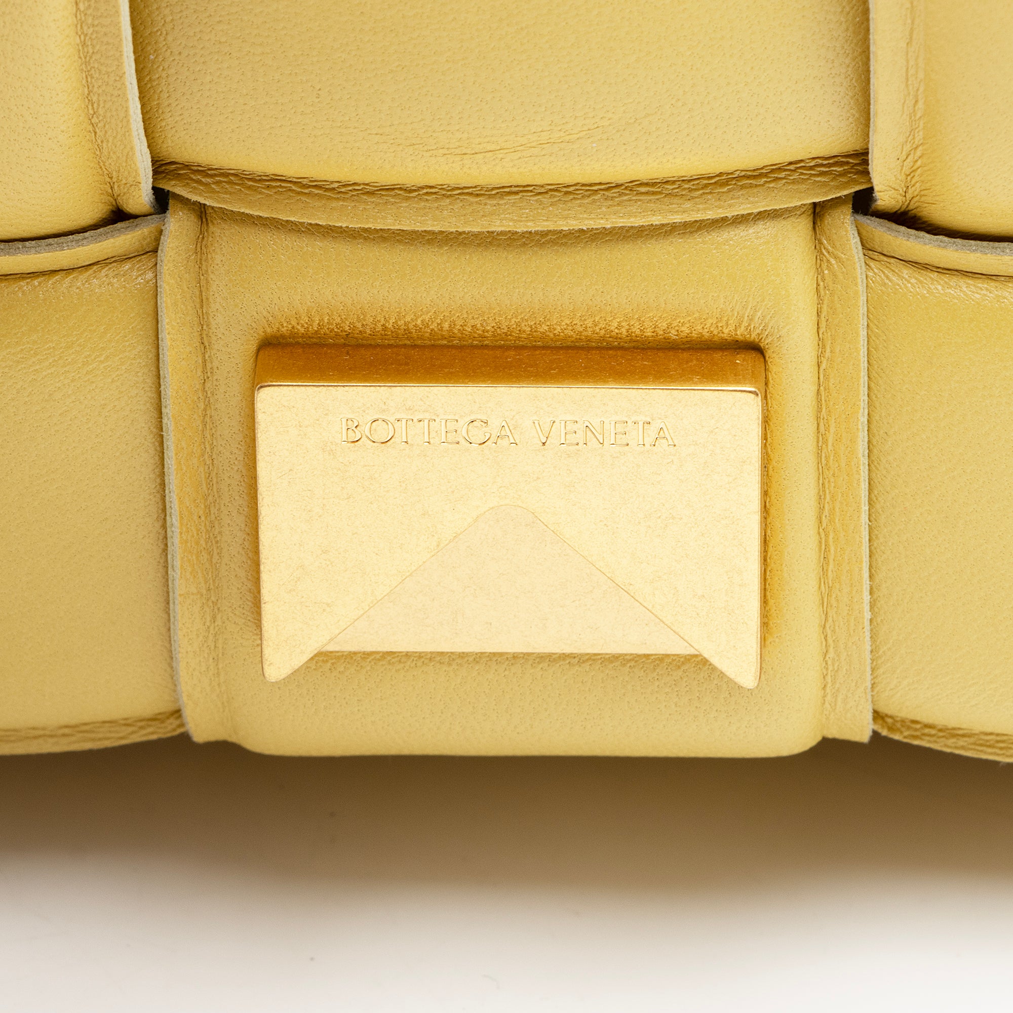 Bottega Veneta Lambskin Cassette Chain Maxi Shoulder Bag