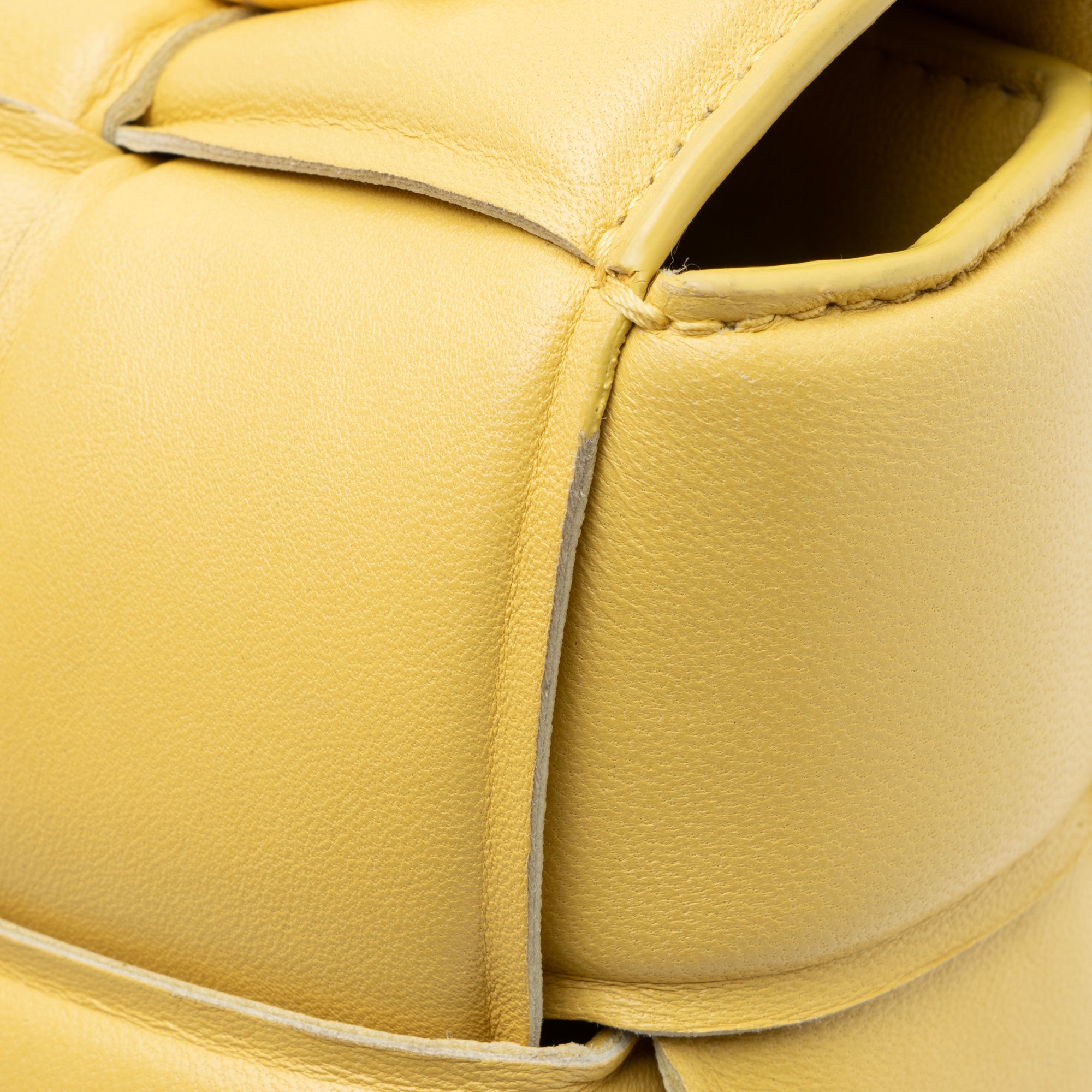 Bottega Veneta Lambskin Cassette Chain Maxi Shoulder Bag