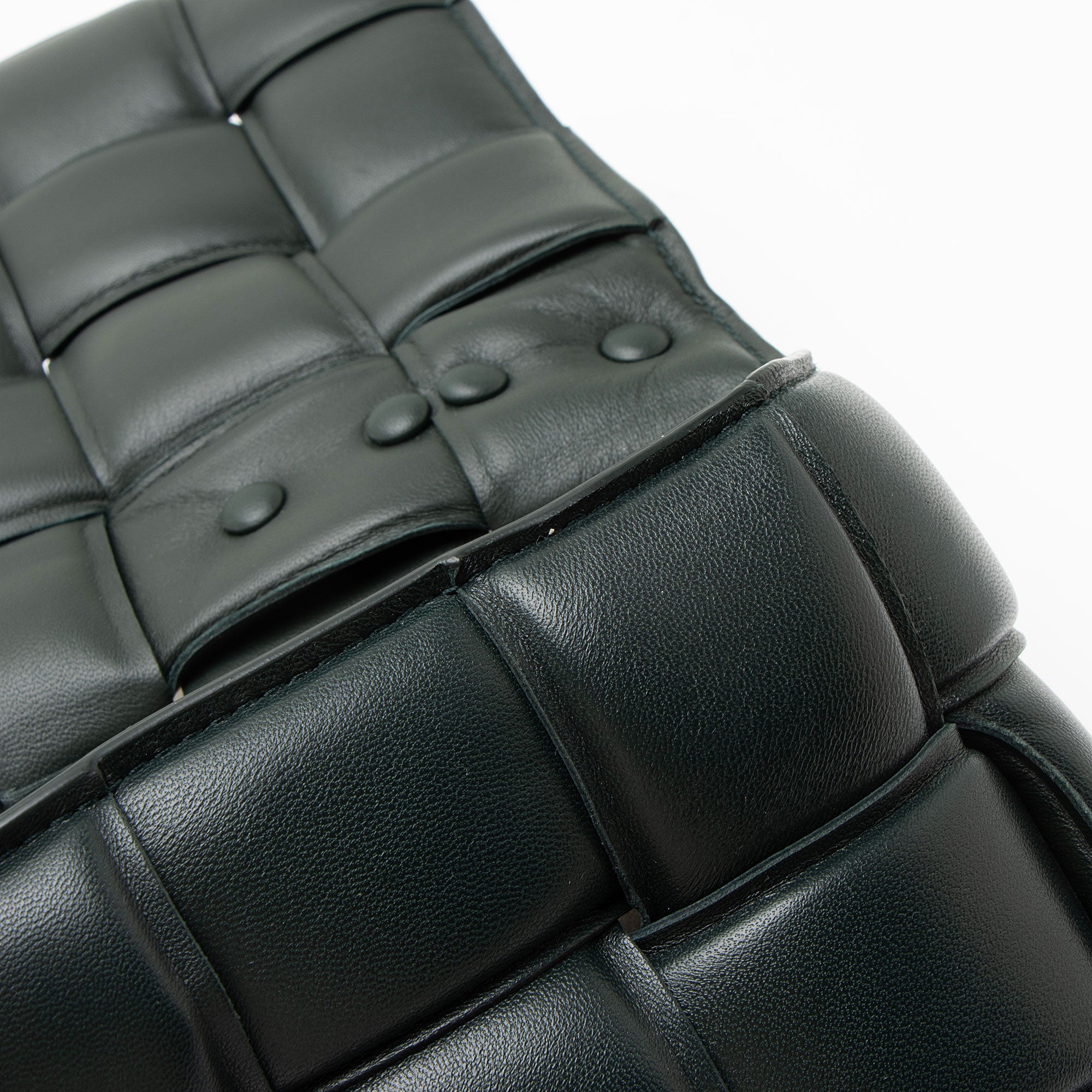 Bottega Veneta Lambskin Cassette Chain Maxi Shoulder Bag
