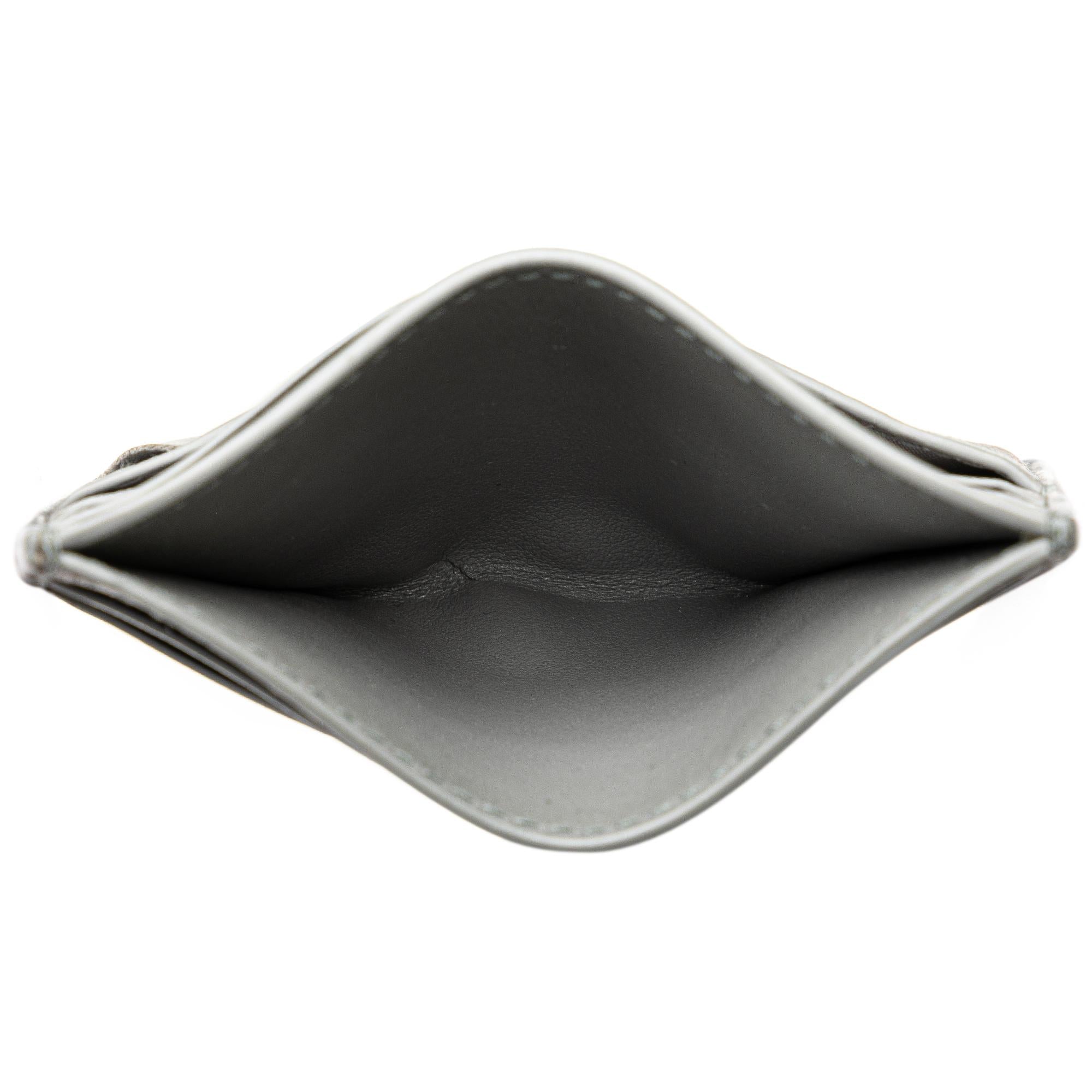 Bottega Veneta Lambskin Intrecciato Credit Card Case