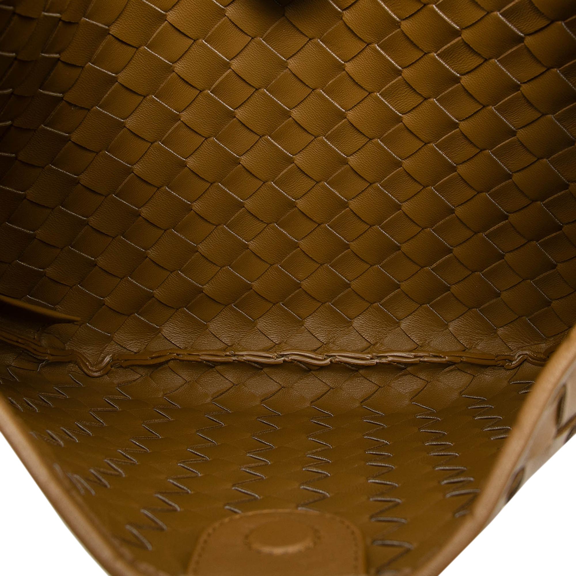 Bottega Veneta Lambskin Intrecciato Sardine Satchel