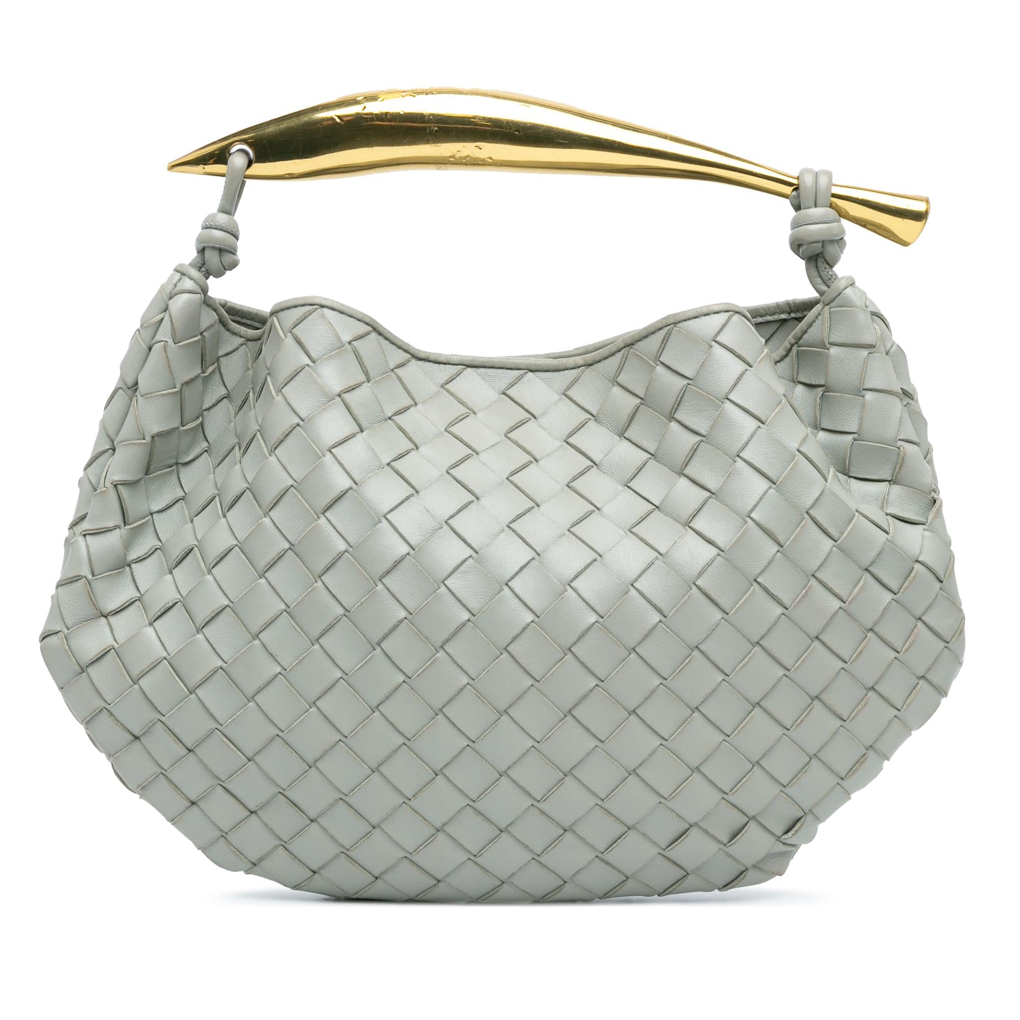 Bottega Veneta Lambskin Intrecciato Sardine