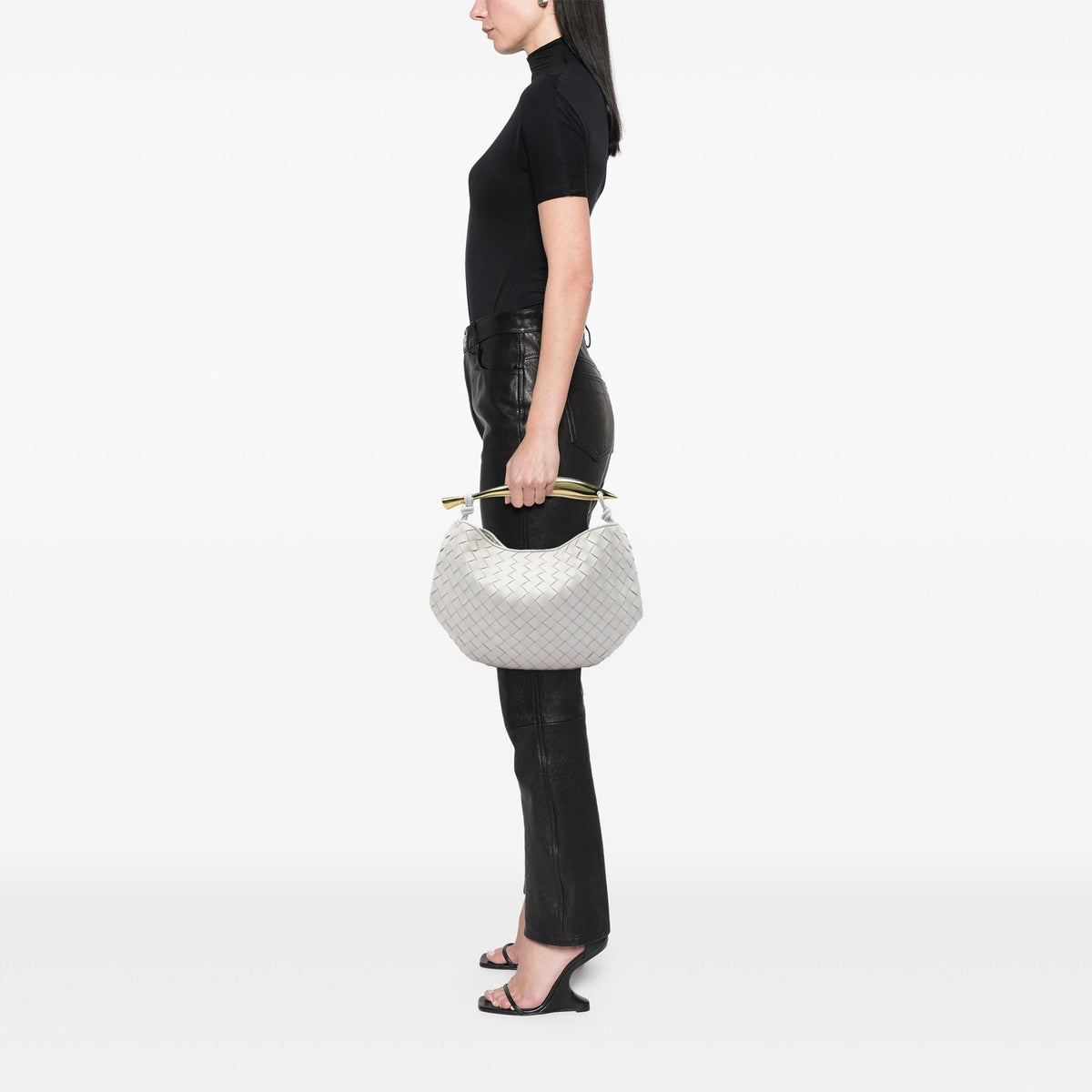 Bottega Veneta Lambskin Intrecciato Sardine