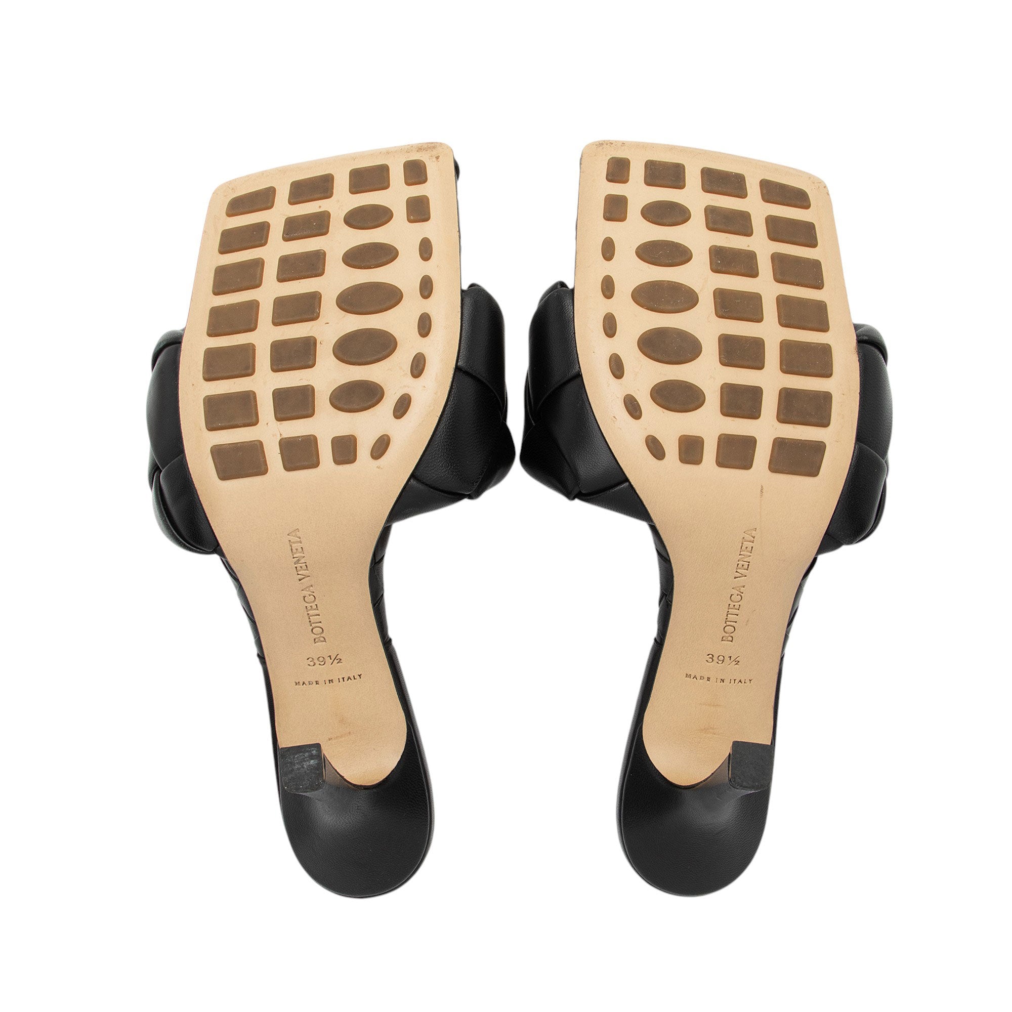 Bottega Veneta Lambskin Lido Sandals - Size 9.5 / 39.5 (SHF-Oy7lM3)