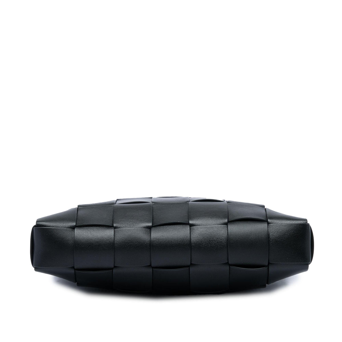 Bottega Veneta Lambskin Maxi Intrecciato The Snap Clutch