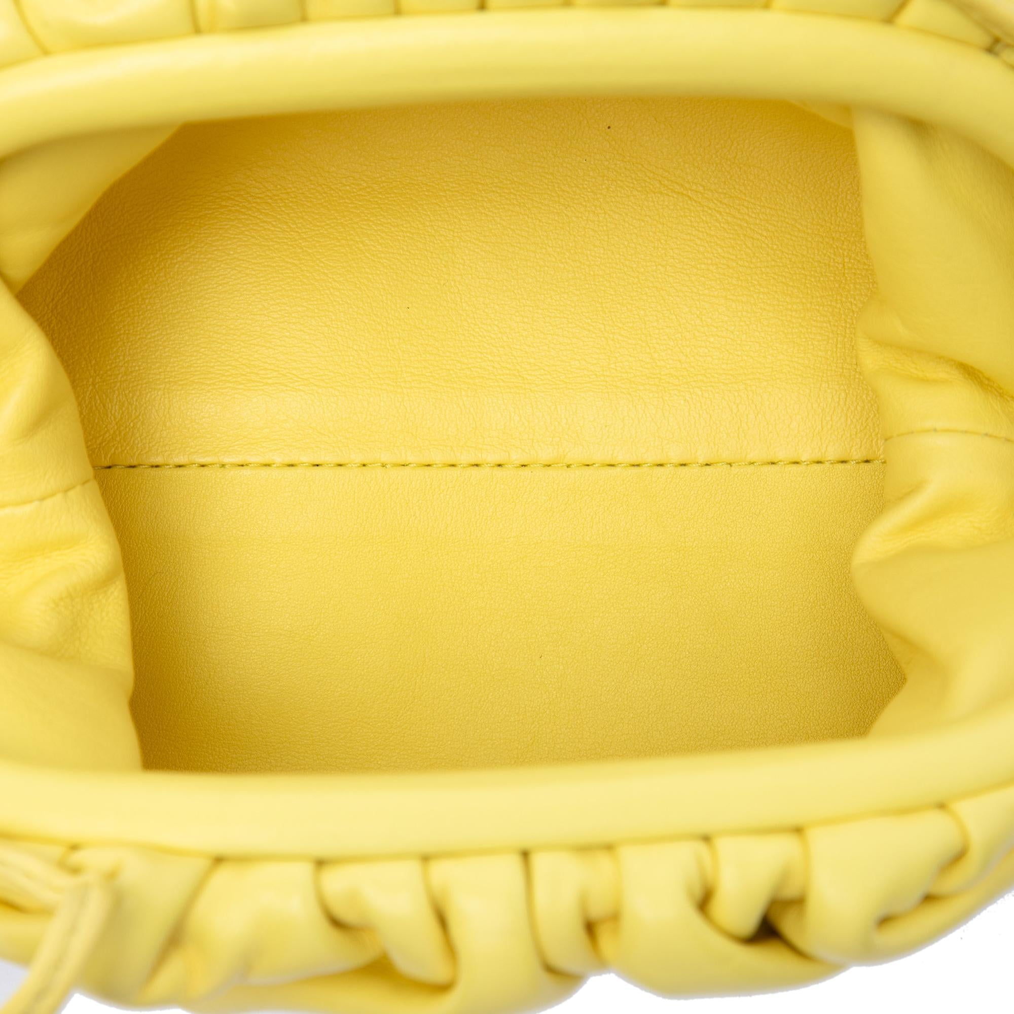Bottega Veneta Lambskin The Mini Pouch Crossbody
