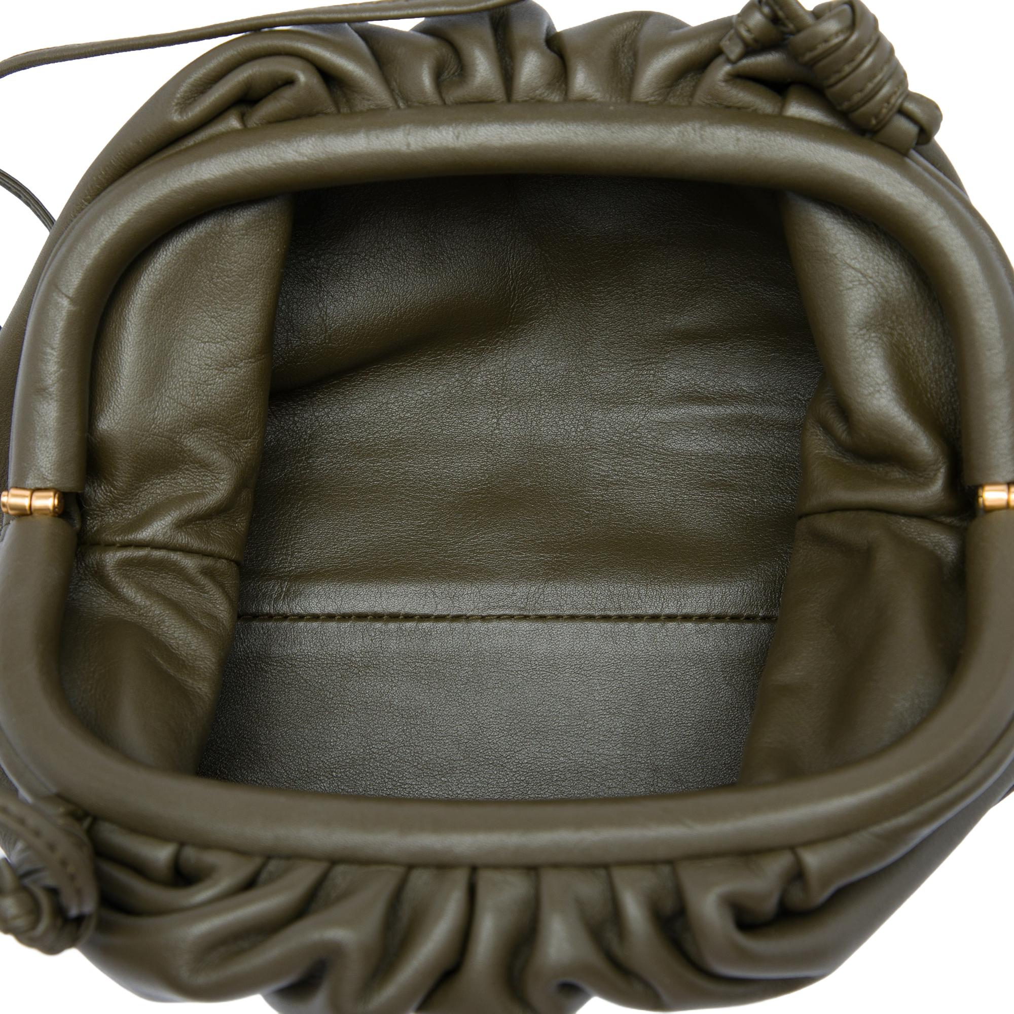 Bottega Veneta Lambskin The Mini Pouch Crossbody