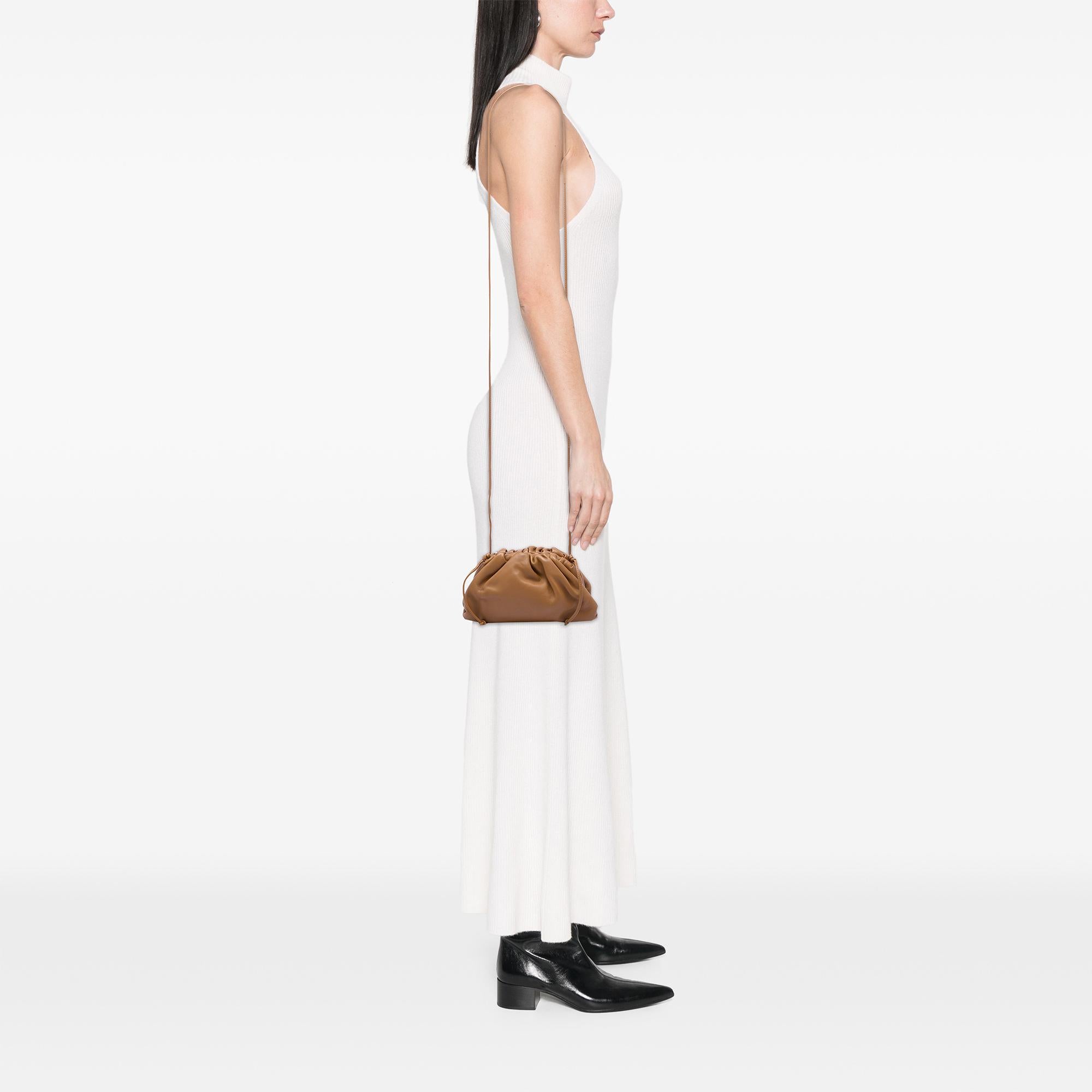 Bottega Veneta Lambskin The Mini Pouch Crossbody
