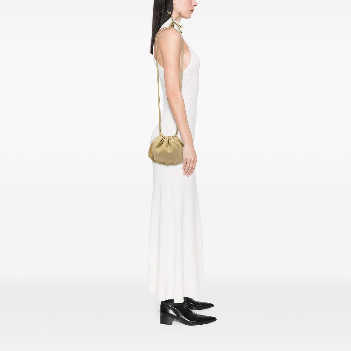 Bottega Veneta Lambskin The Mini Pouch Crossbody