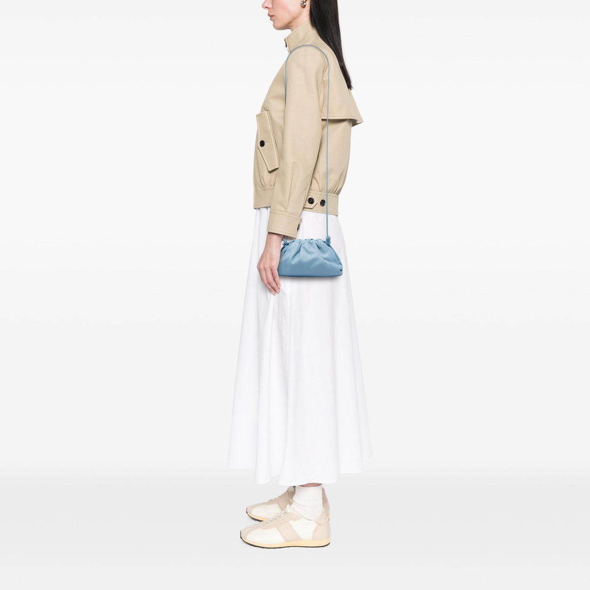 Bottega Veneta Lambskin The Mini Pouch Crossbody