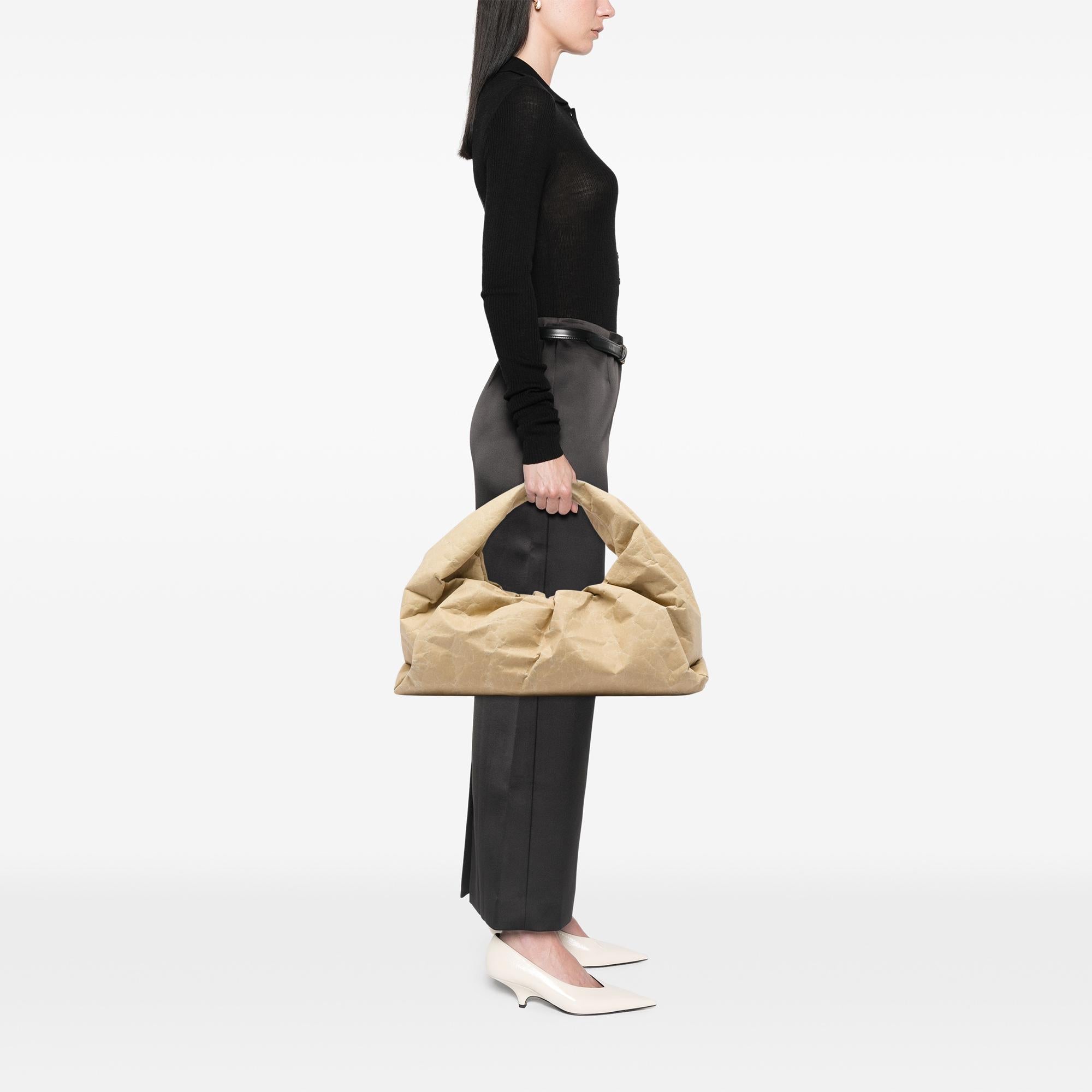 Bottega Veneta Large Kraft Paper The Shoulder Pouch