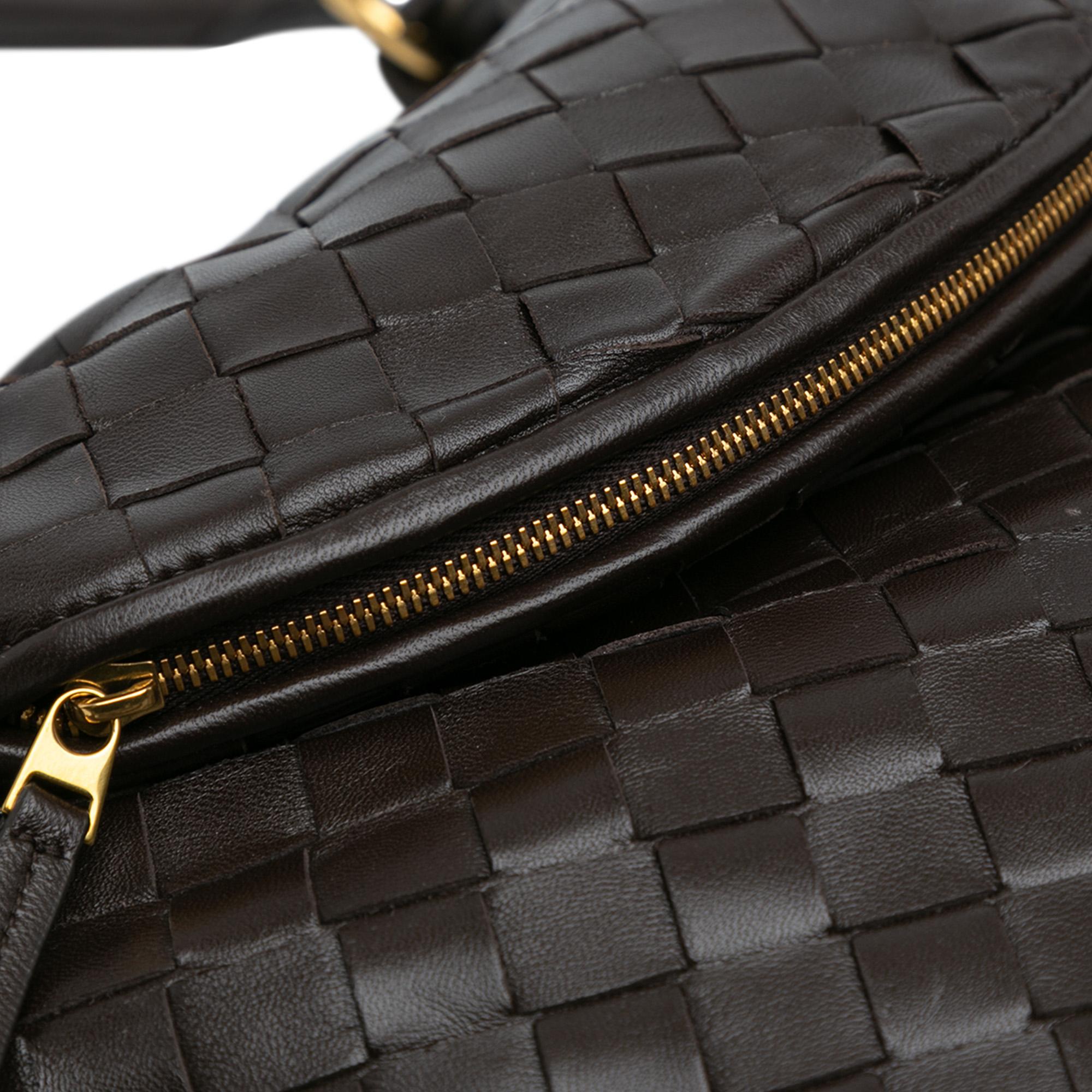 Bottega Veneta Large Lambskin Intrecciato Gemelli