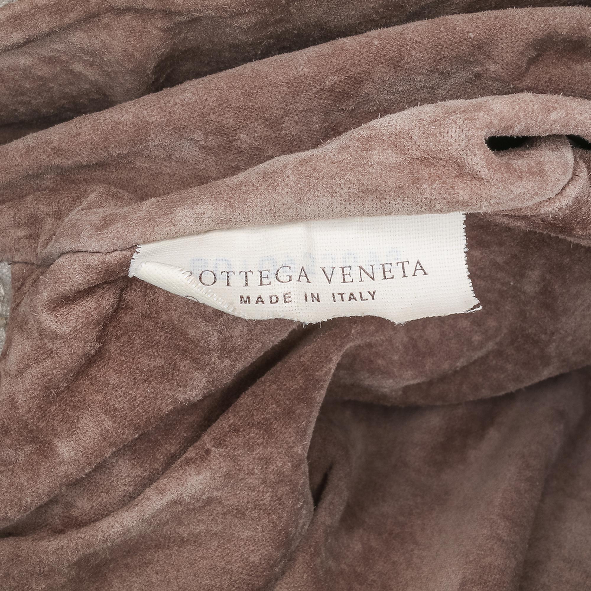 Bottega Veneta Large Leather Intrecciato Leggero Satchel