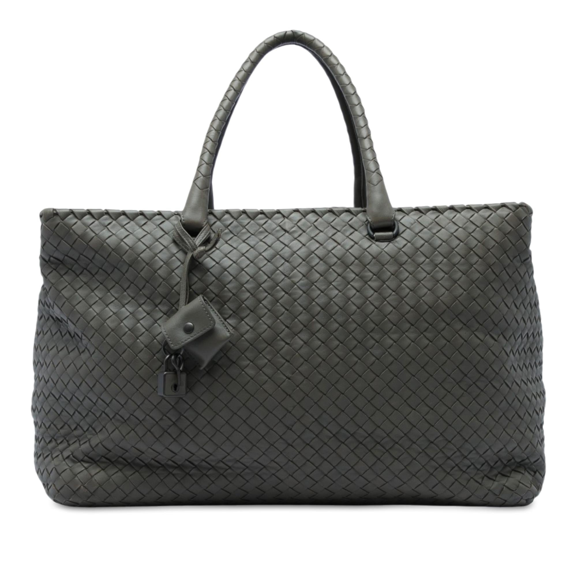 Bottega Veneta Large Nappa Intrecciato Brick Tote