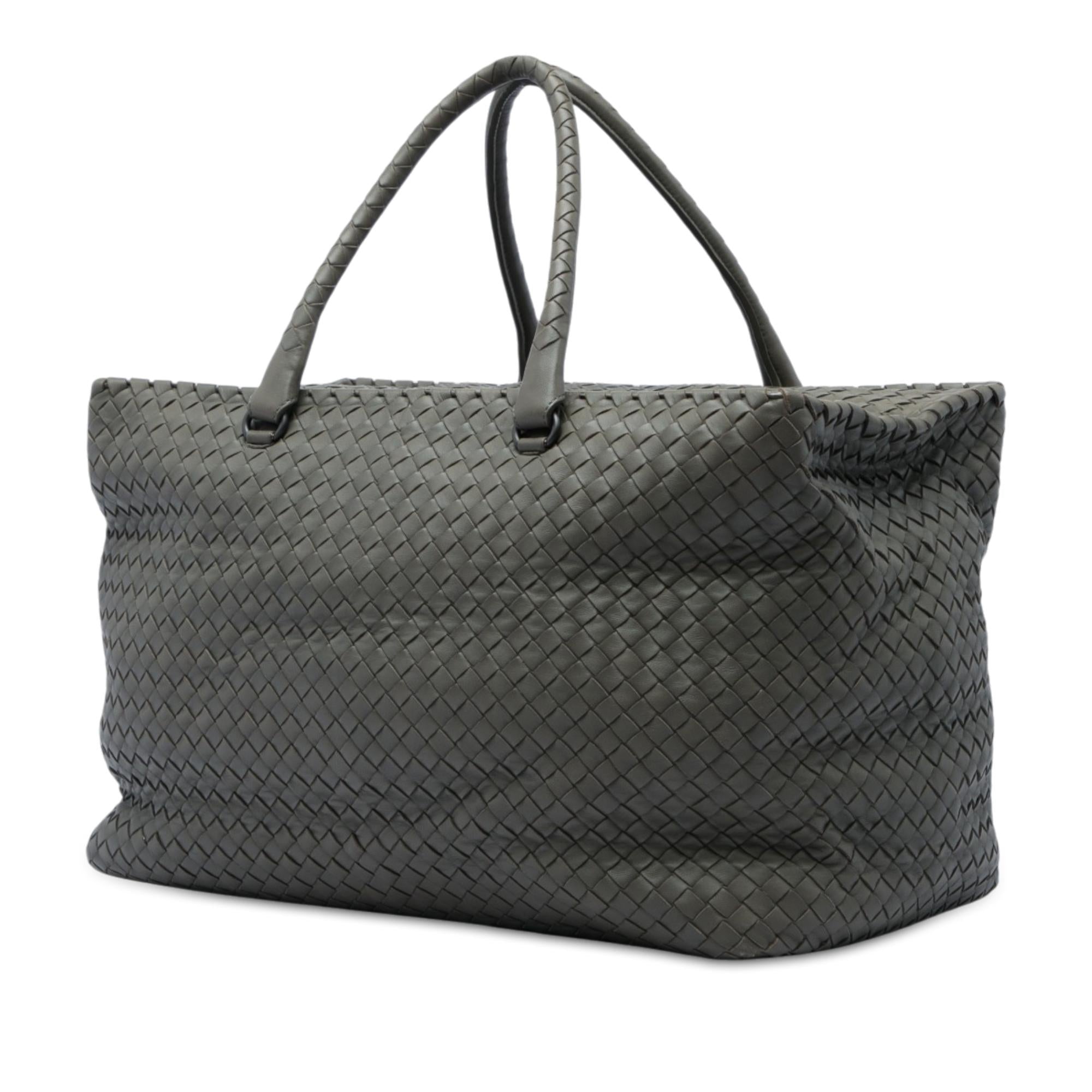 Bottega Veneta Large Nappa Intrecciato Brick Tote