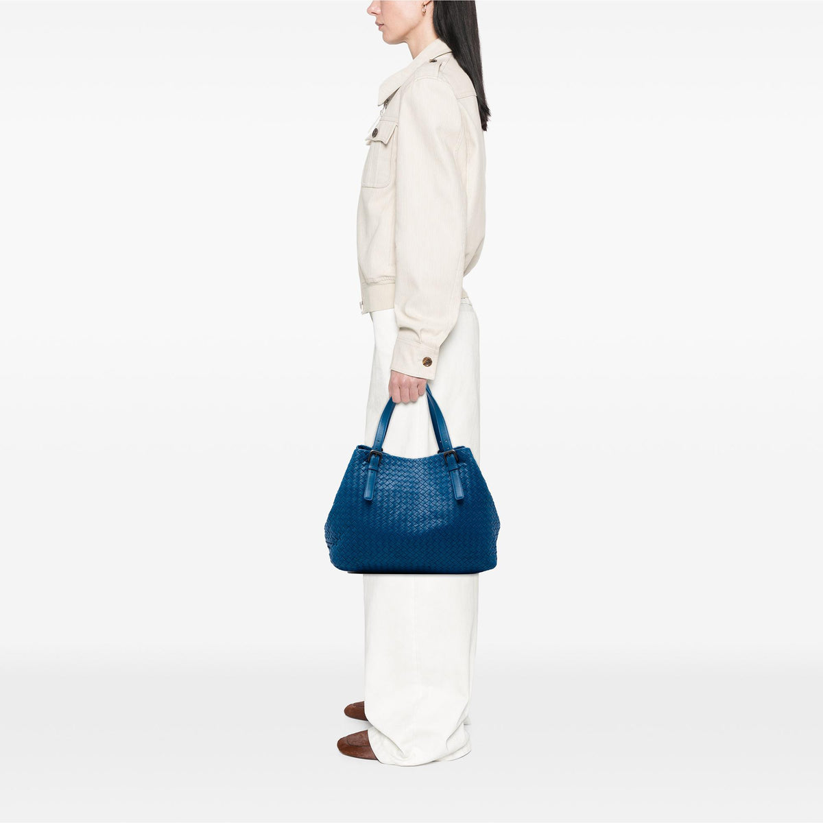 Bottega Veneta Large Nappa Intrecciato Cesta Tote