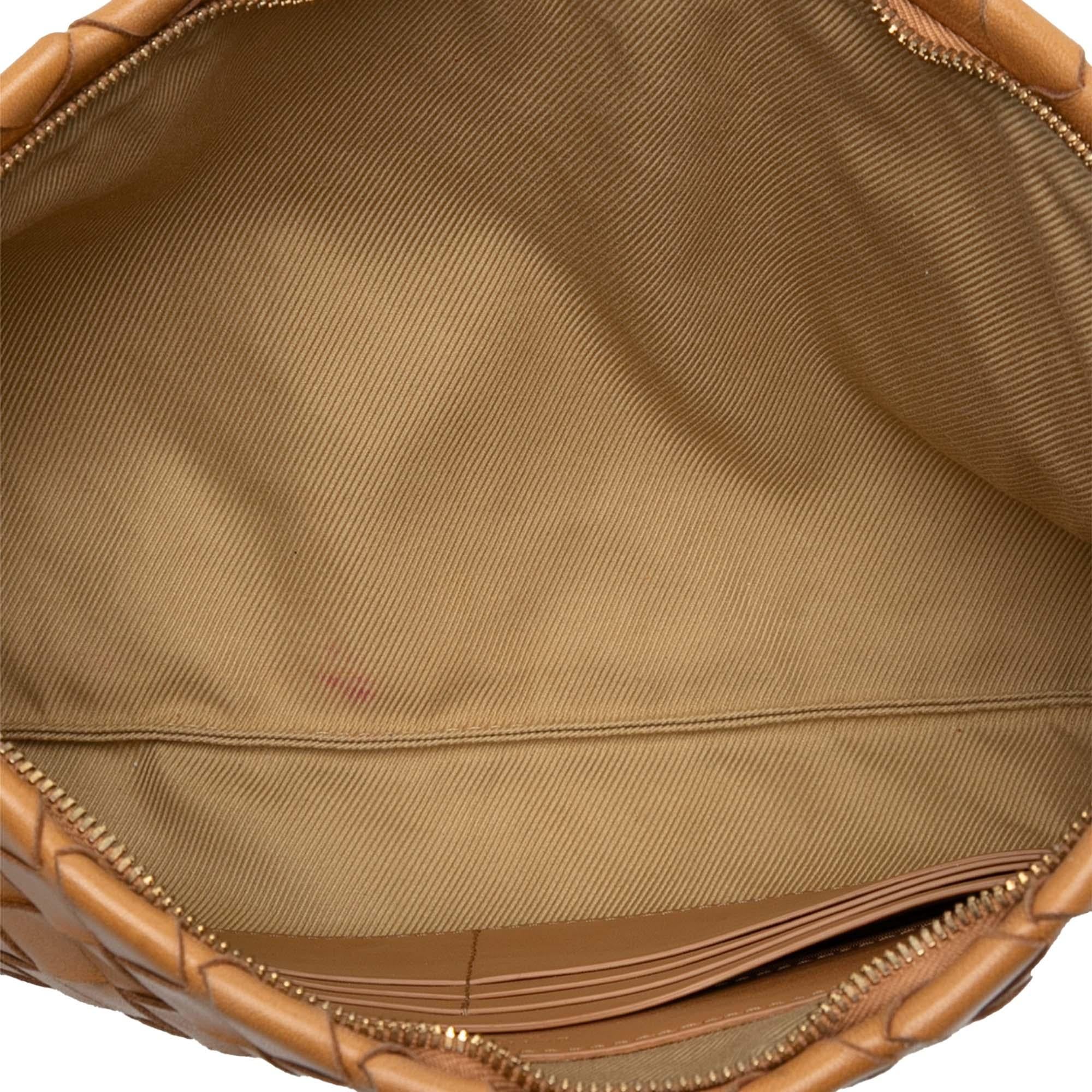 Bottega Veneta Large Nappa Intrecciato Flat Zip Pouch